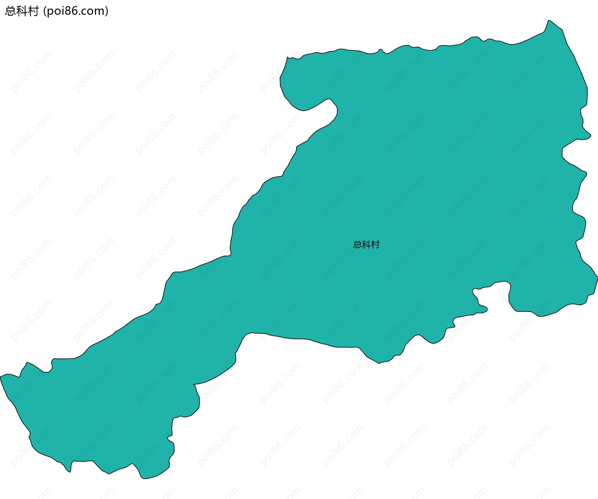总科村边界地图