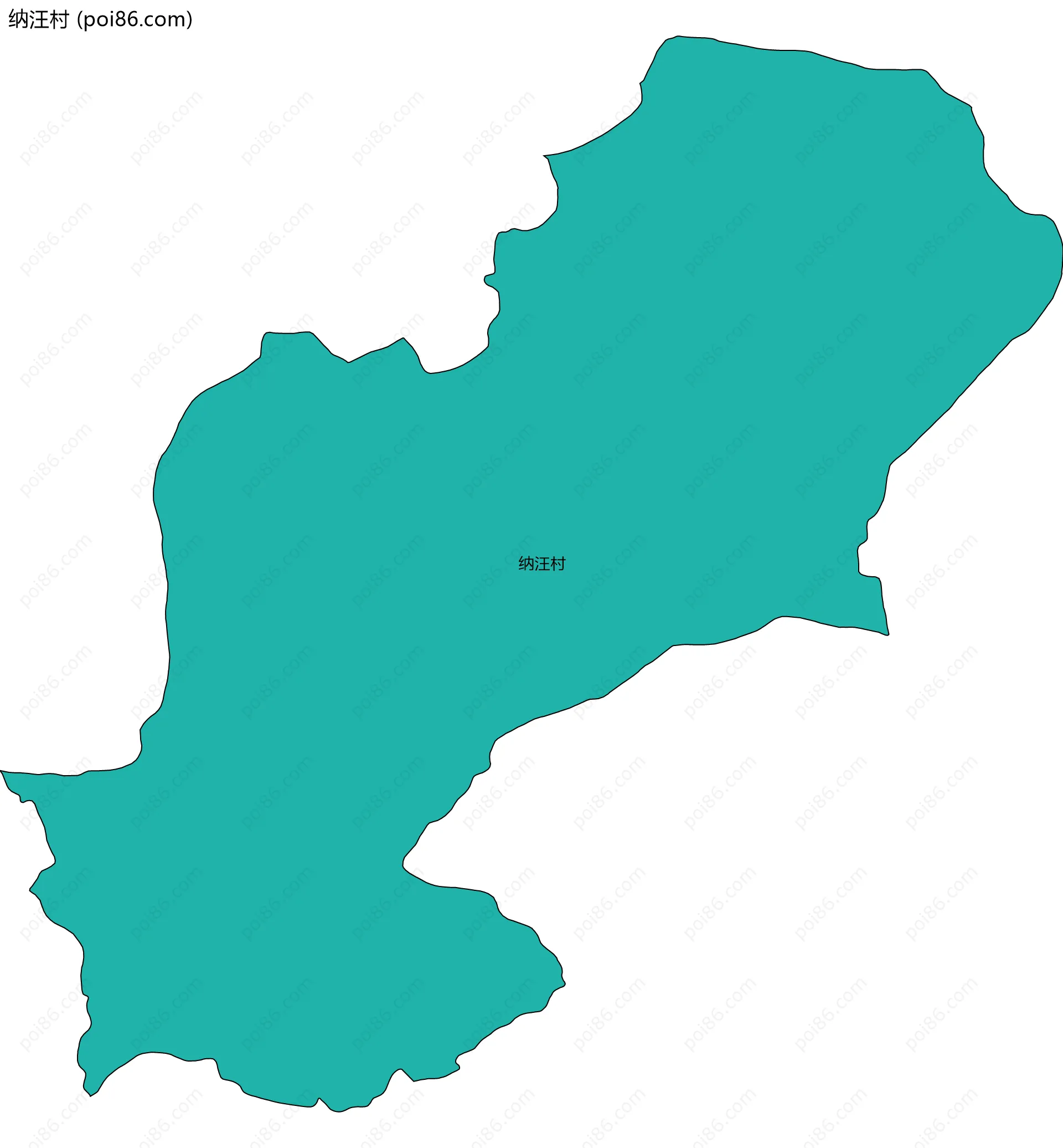 纳汪村边界地图