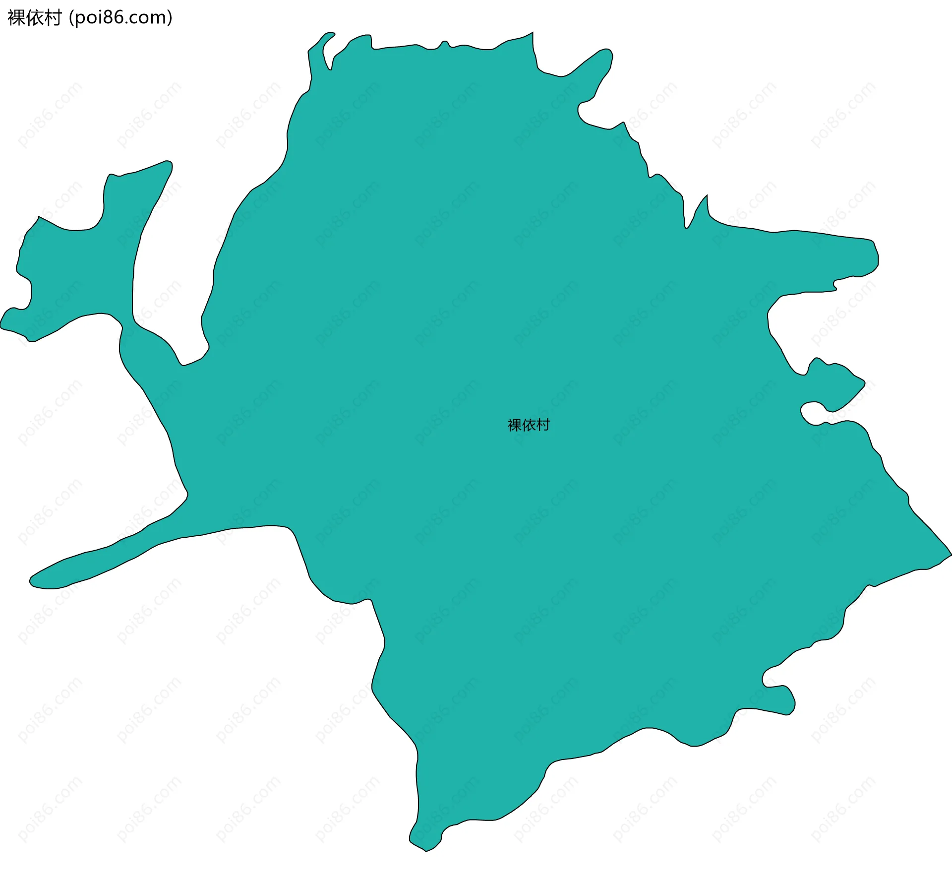 裸依村边界地图