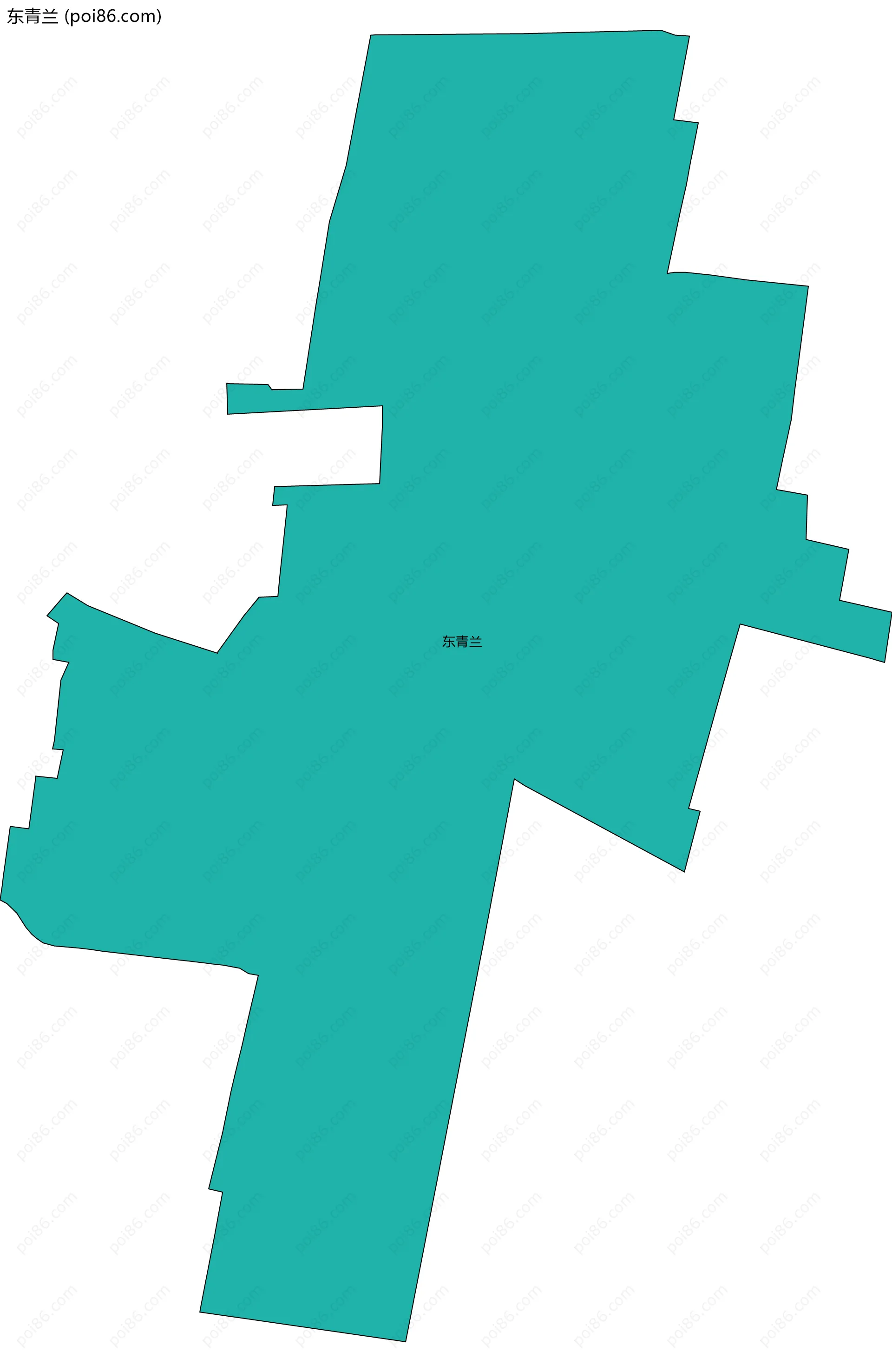 东青兰边界地图