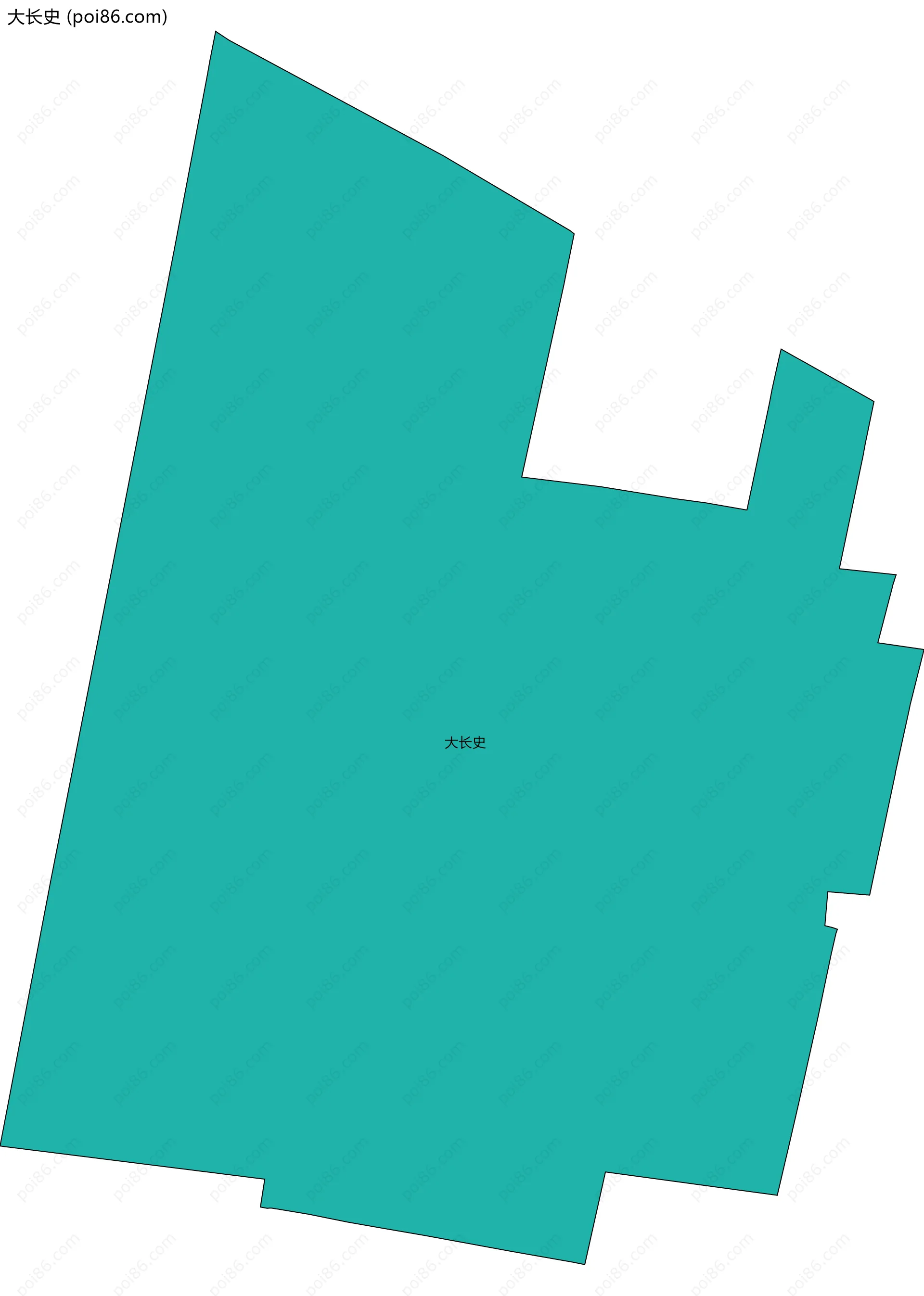 大长史边界地图