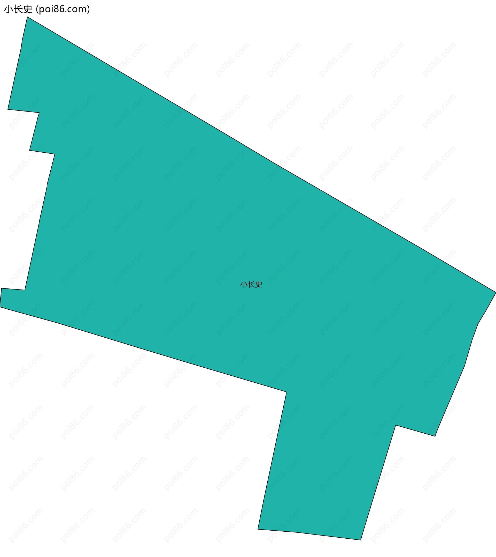 小长史边界地图