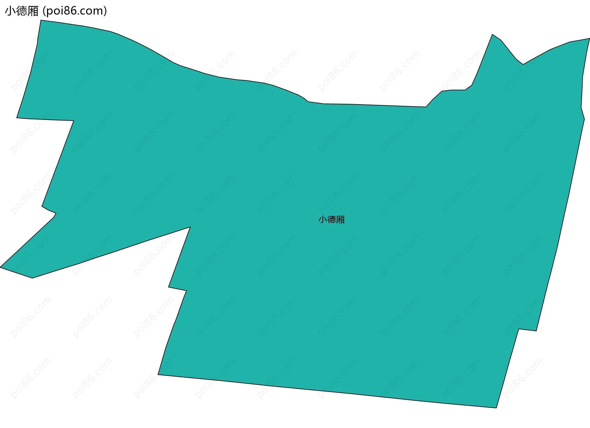 小德厢边界地图