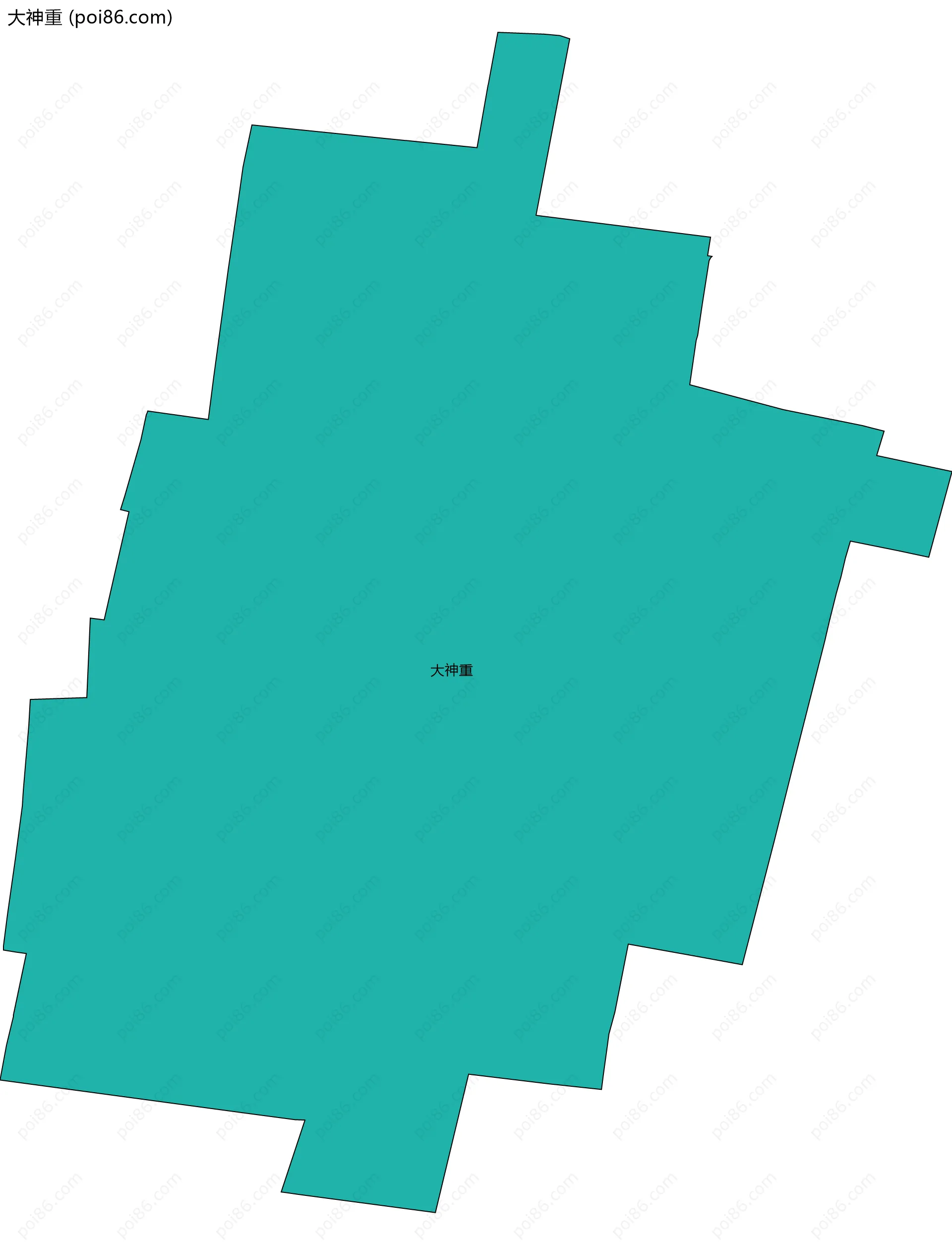 大神重边界地图