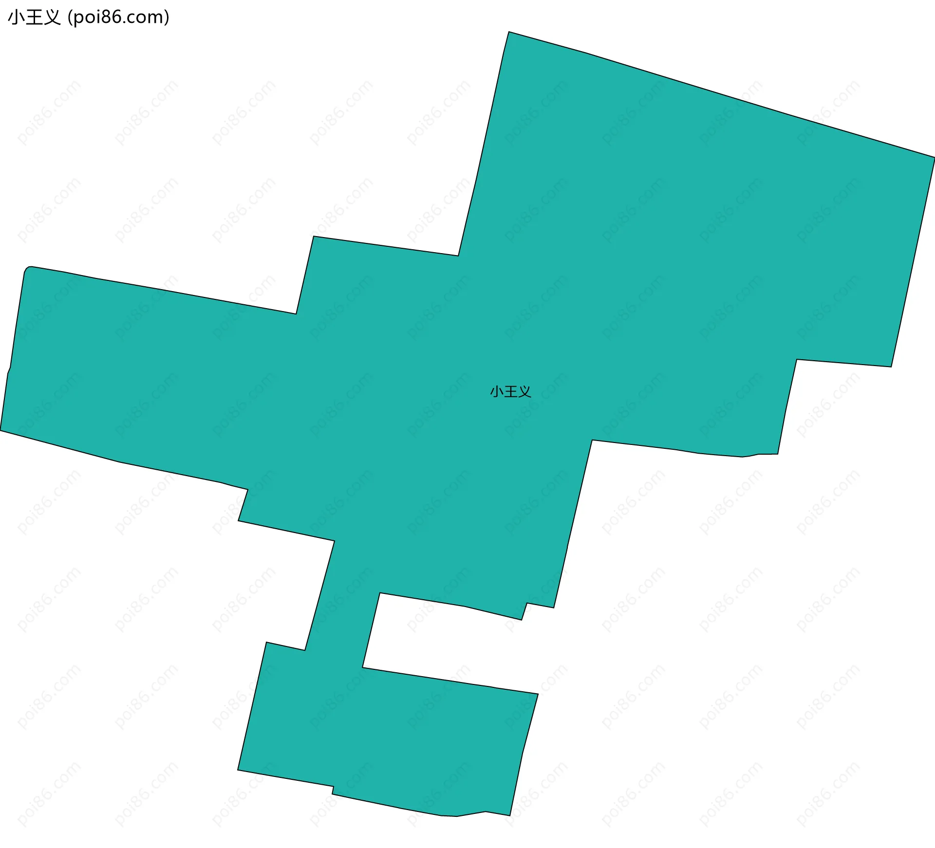 小王义边界地图