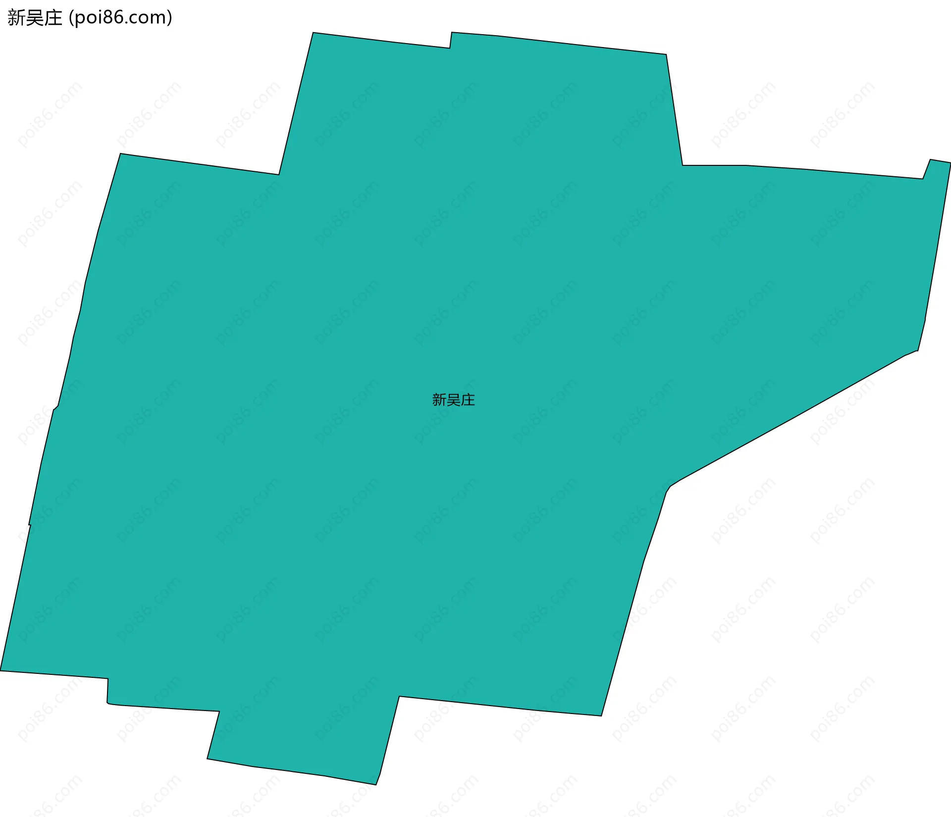 新吴庄边界地图