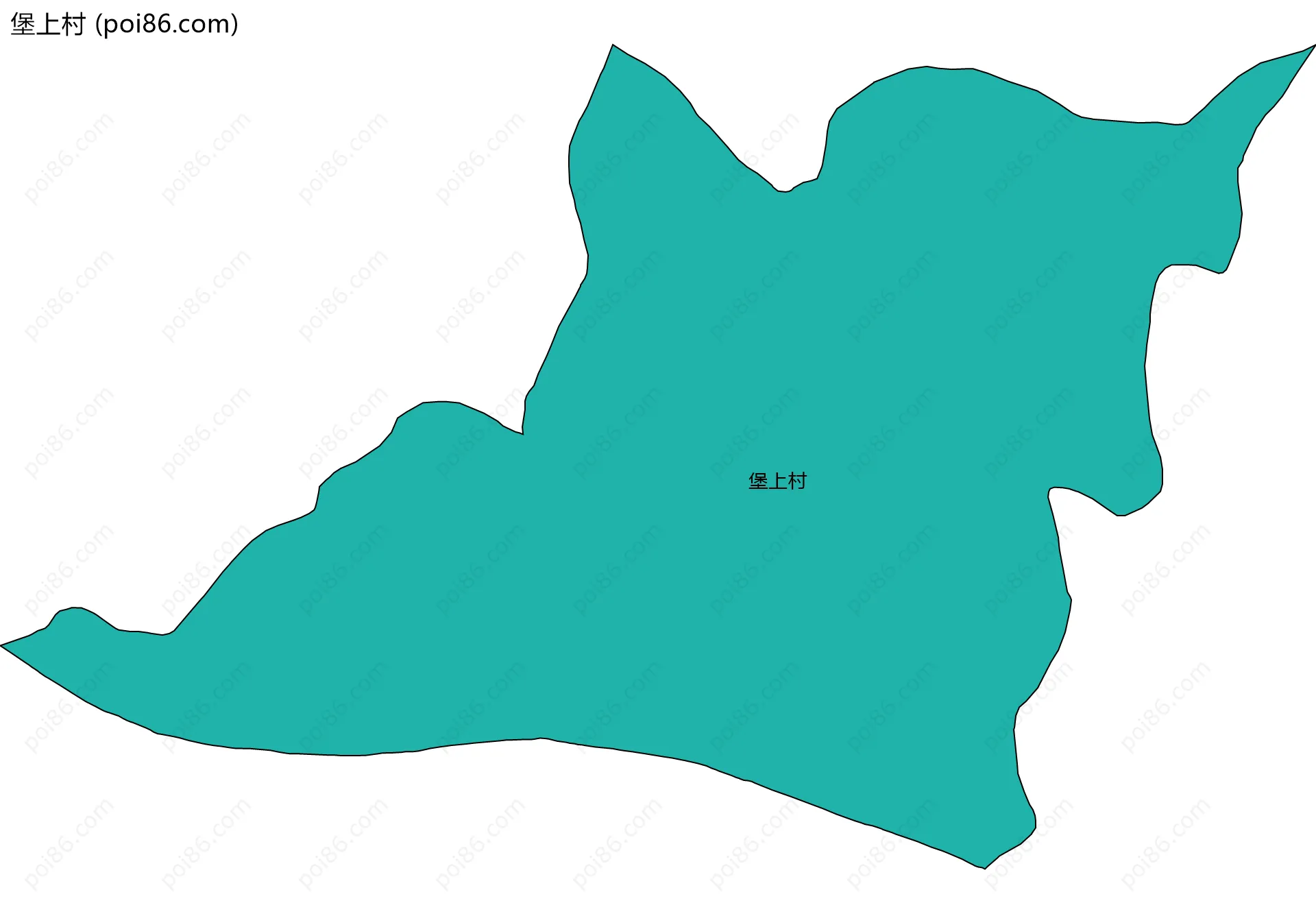 堡上村边界地图