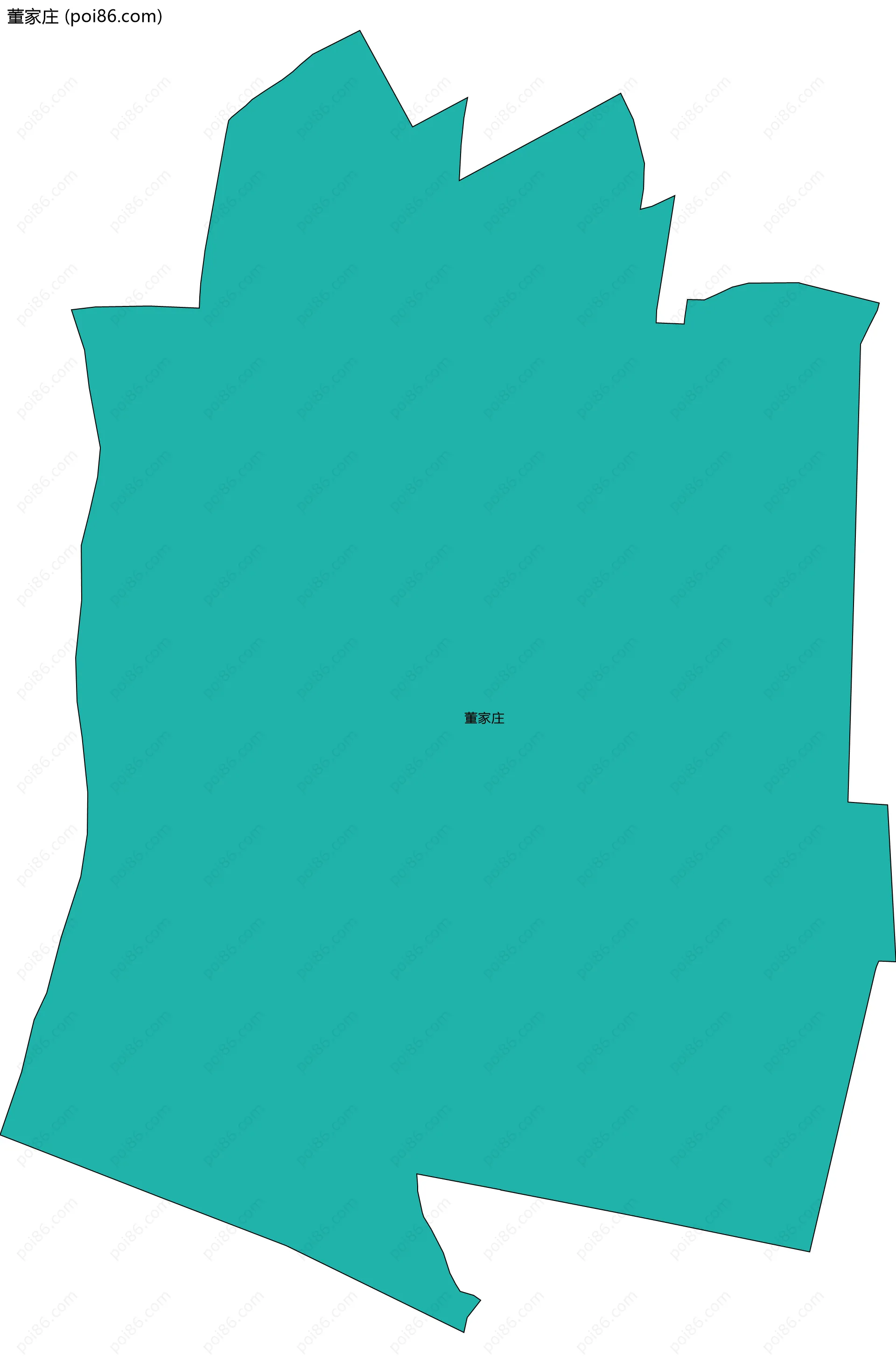 董家庄边界地图