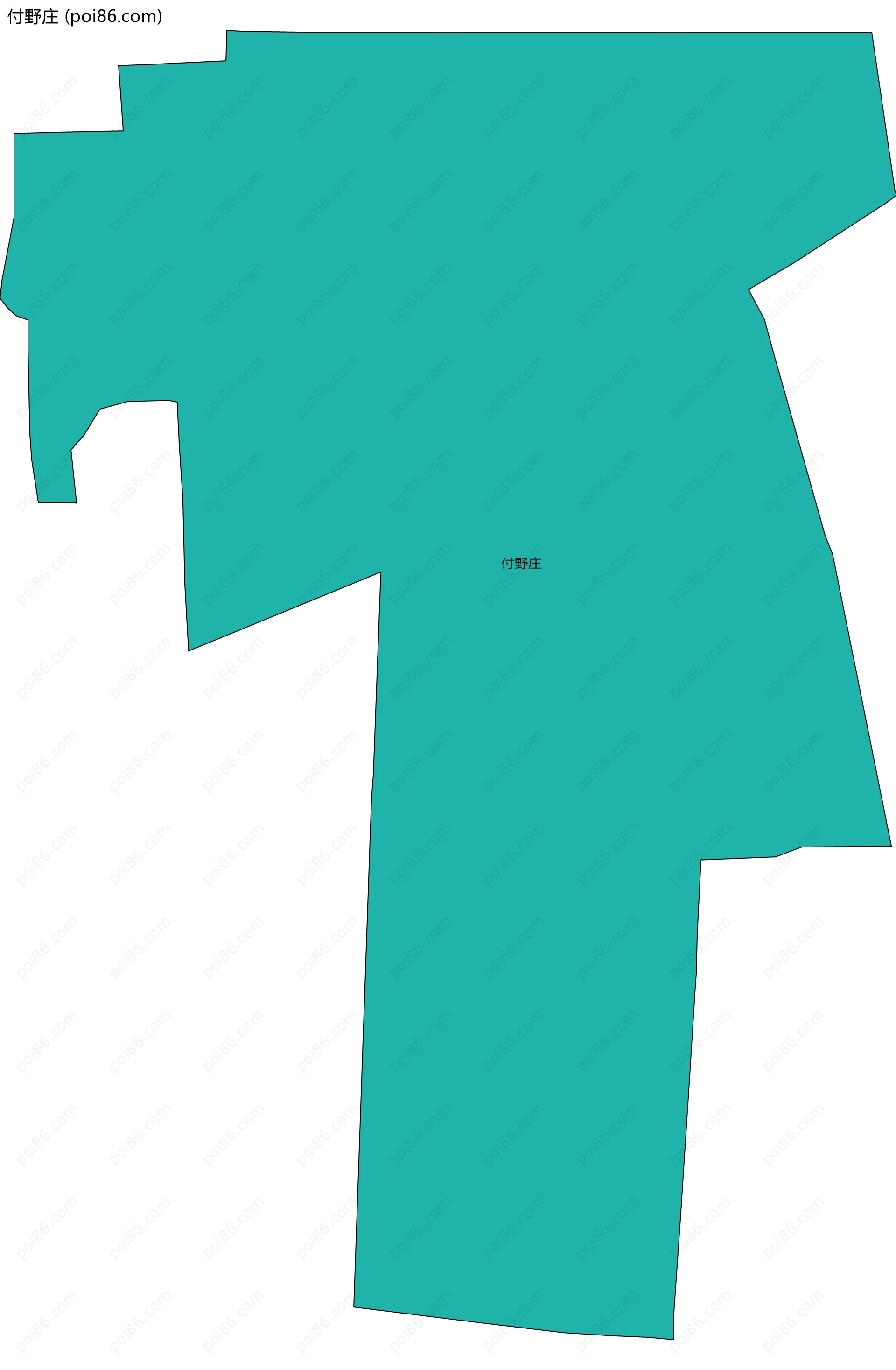 付野庄边界地图