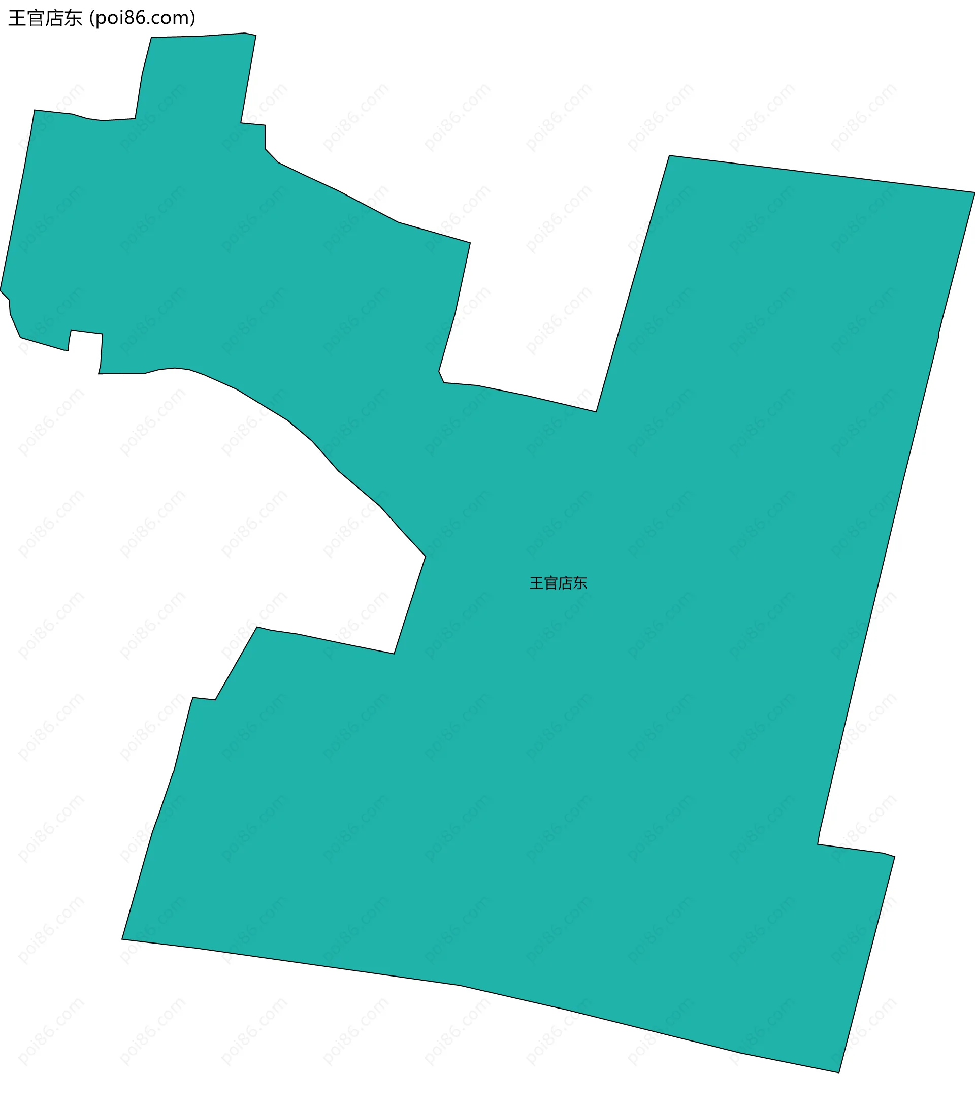 王官店东边界地图