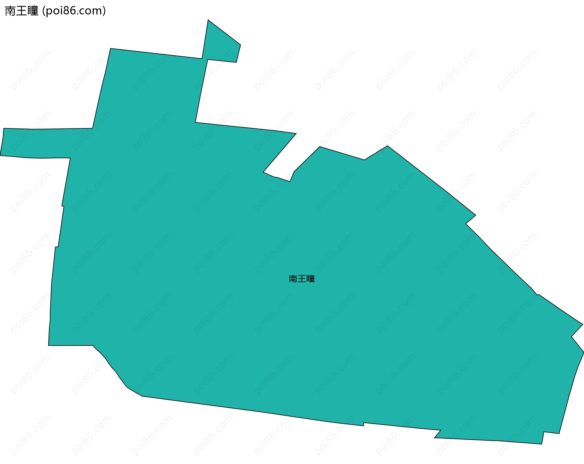 南王瞳边界地图