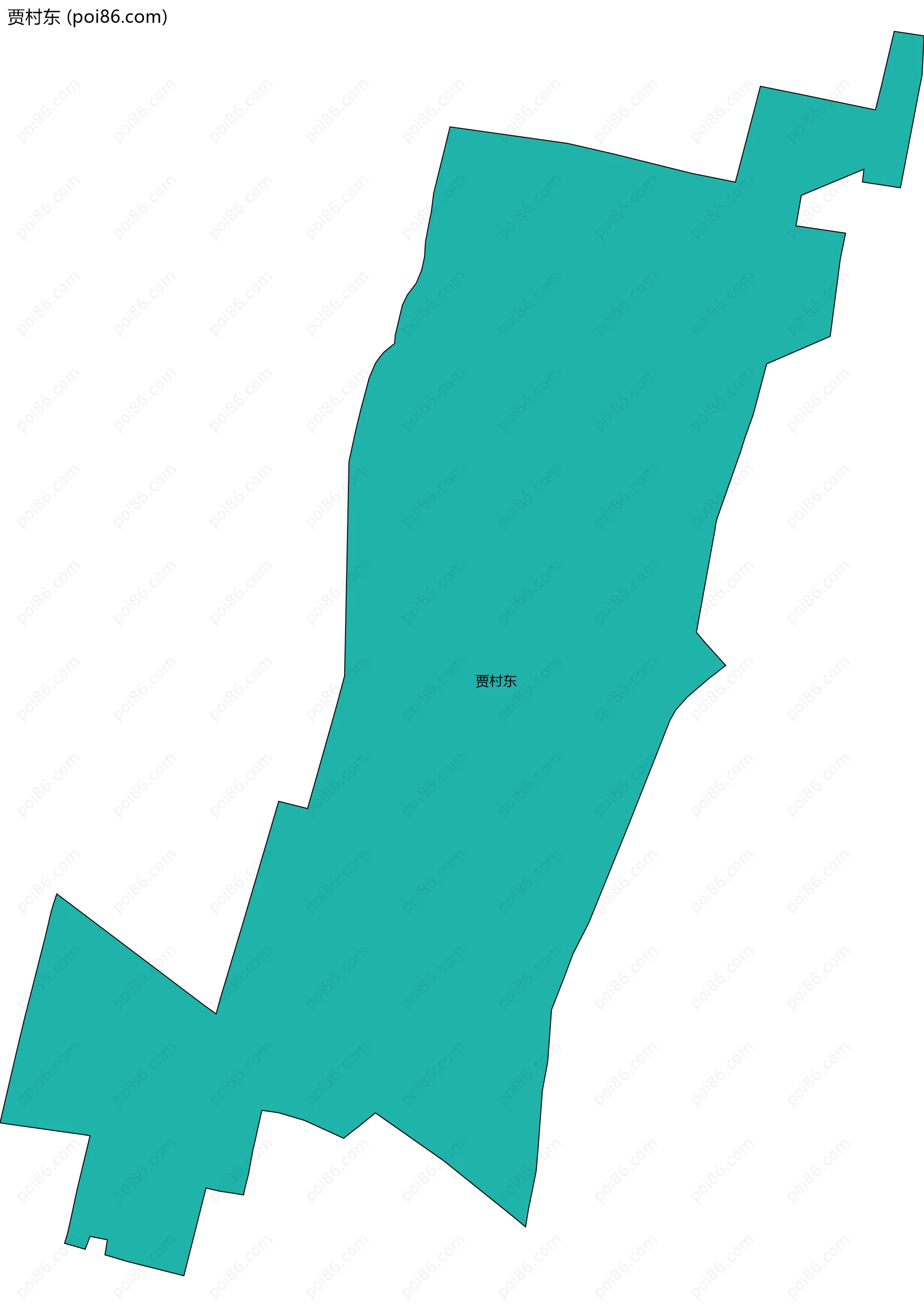贾村东边界地图