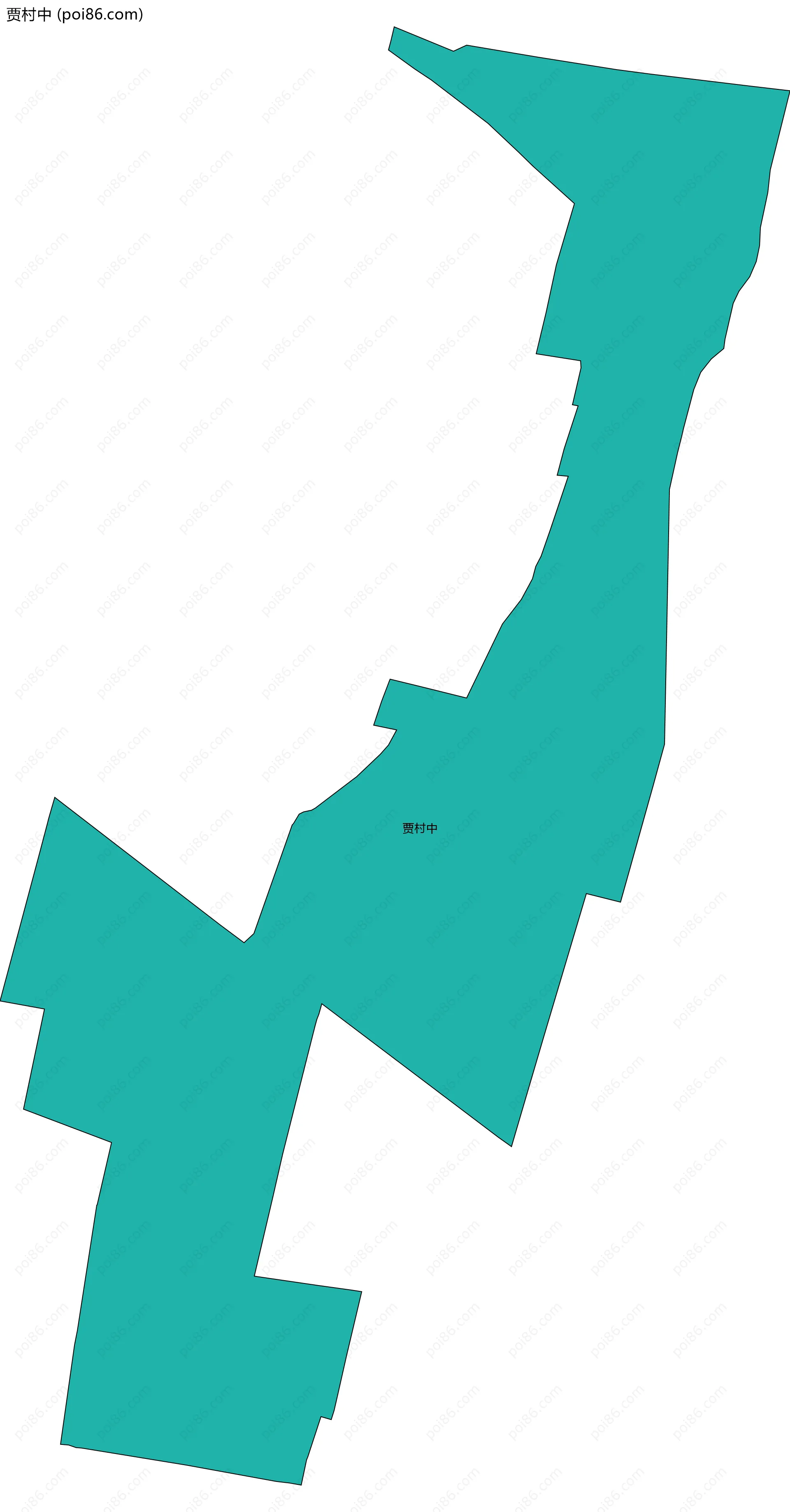 贾村中边界地图