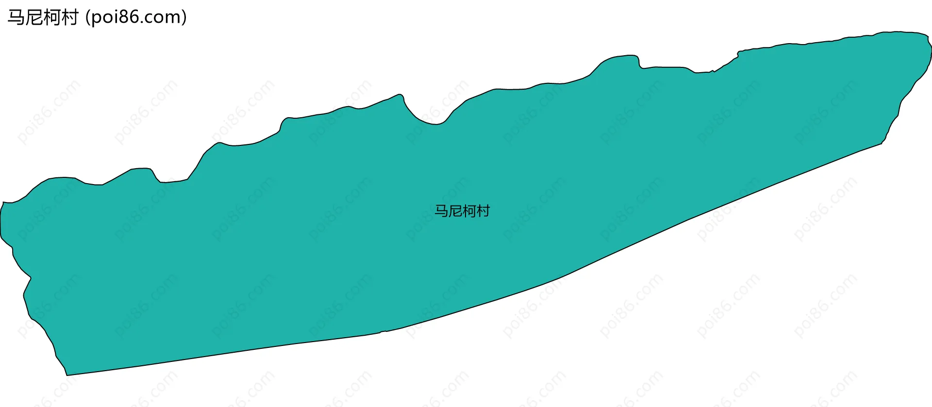 马尼柯村边界地图