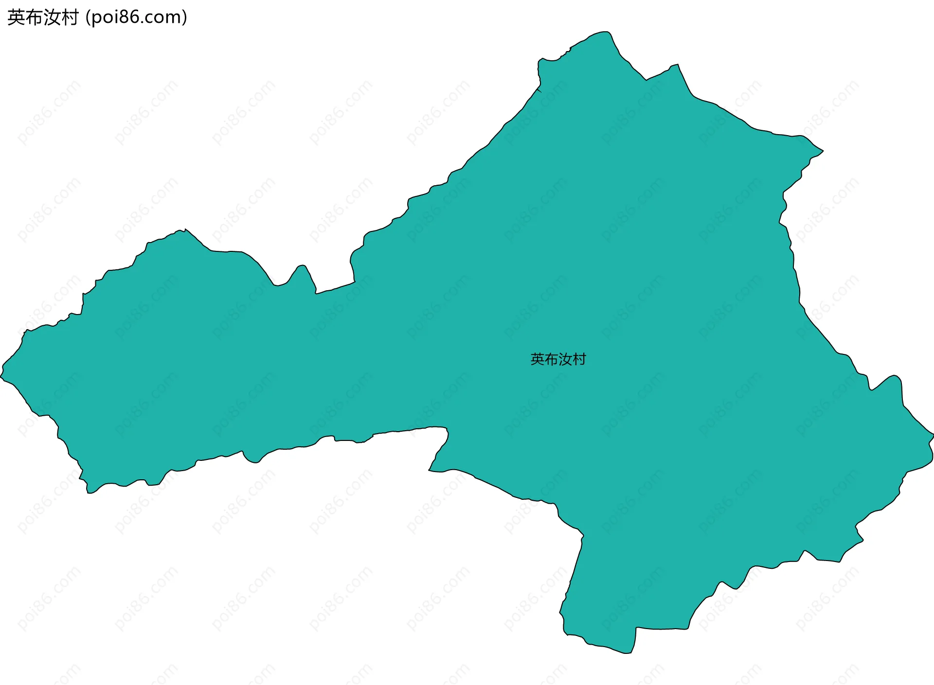 英布汝村边界地图
