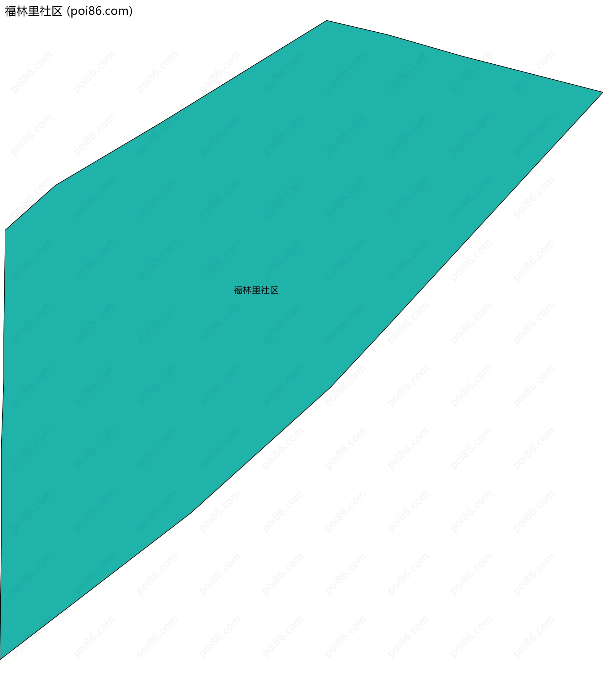 福林里社区边界地图