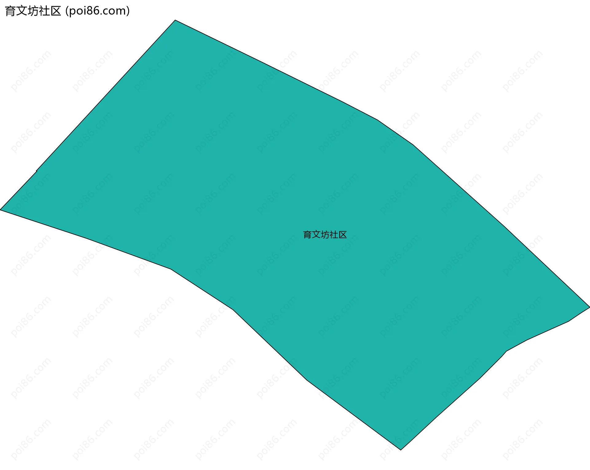 育文坊社区边界地图