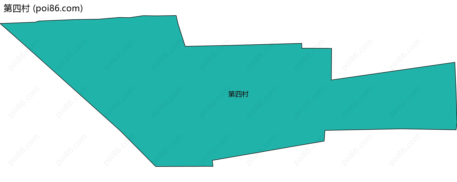 第四村边界地图