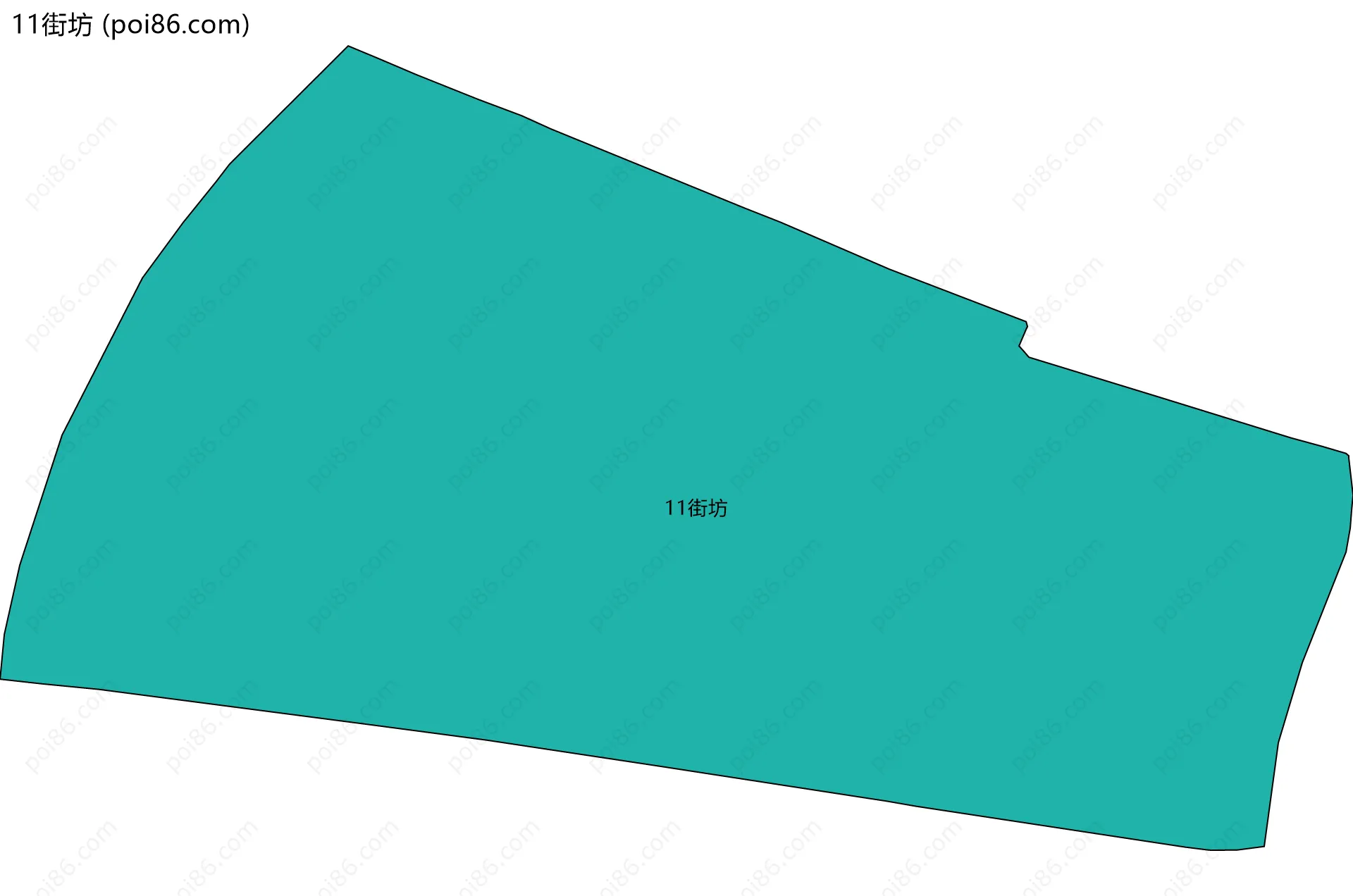 11街坊边界地图
