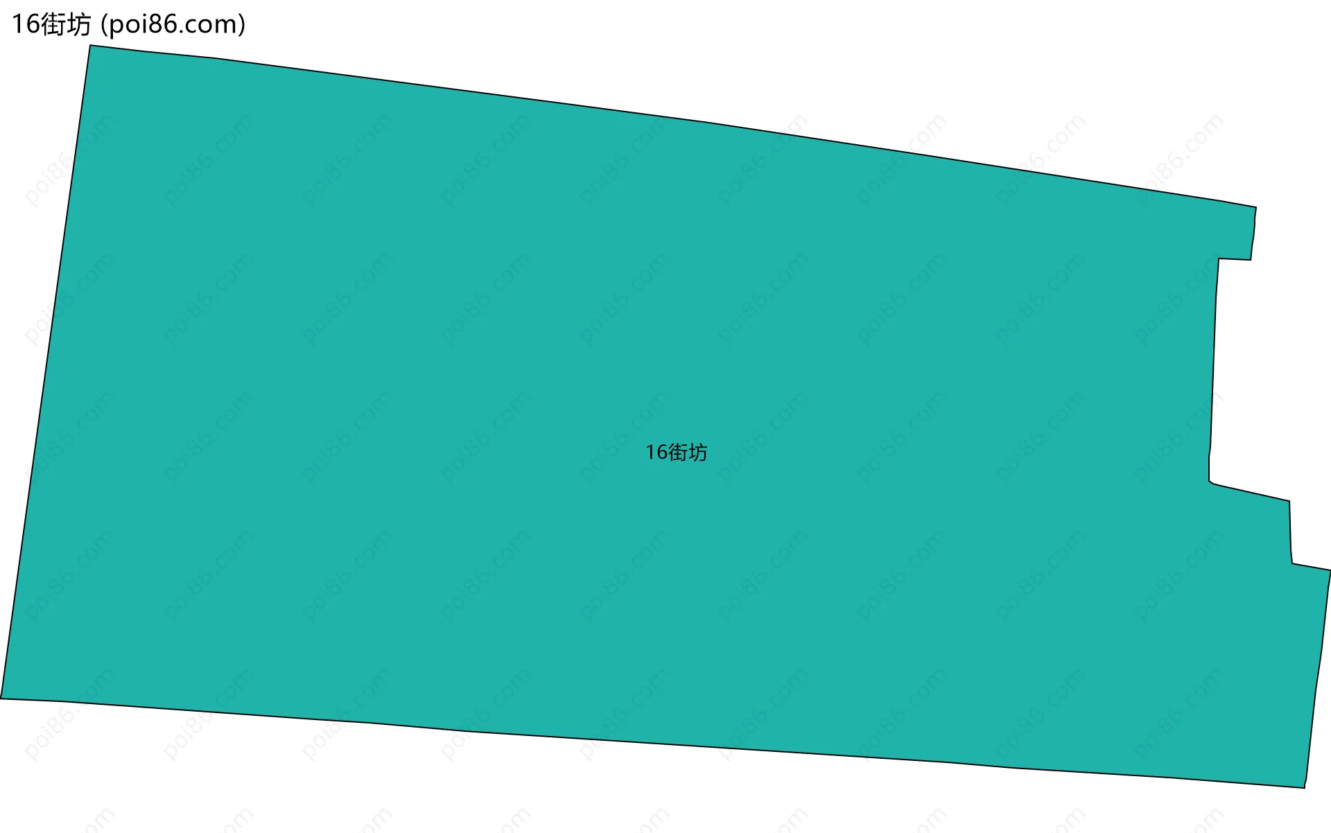 16街坊边界地图