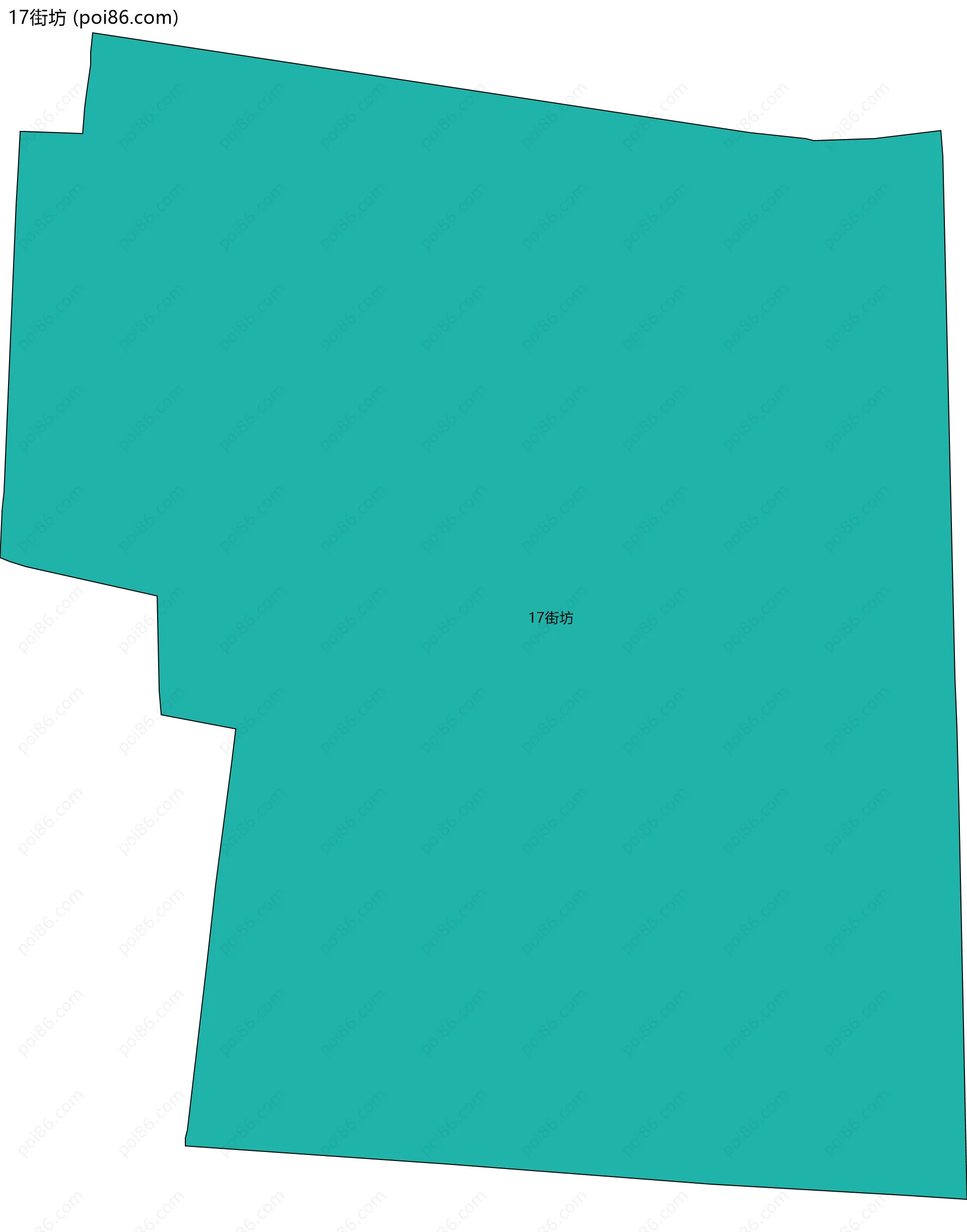 17街坊边界地图