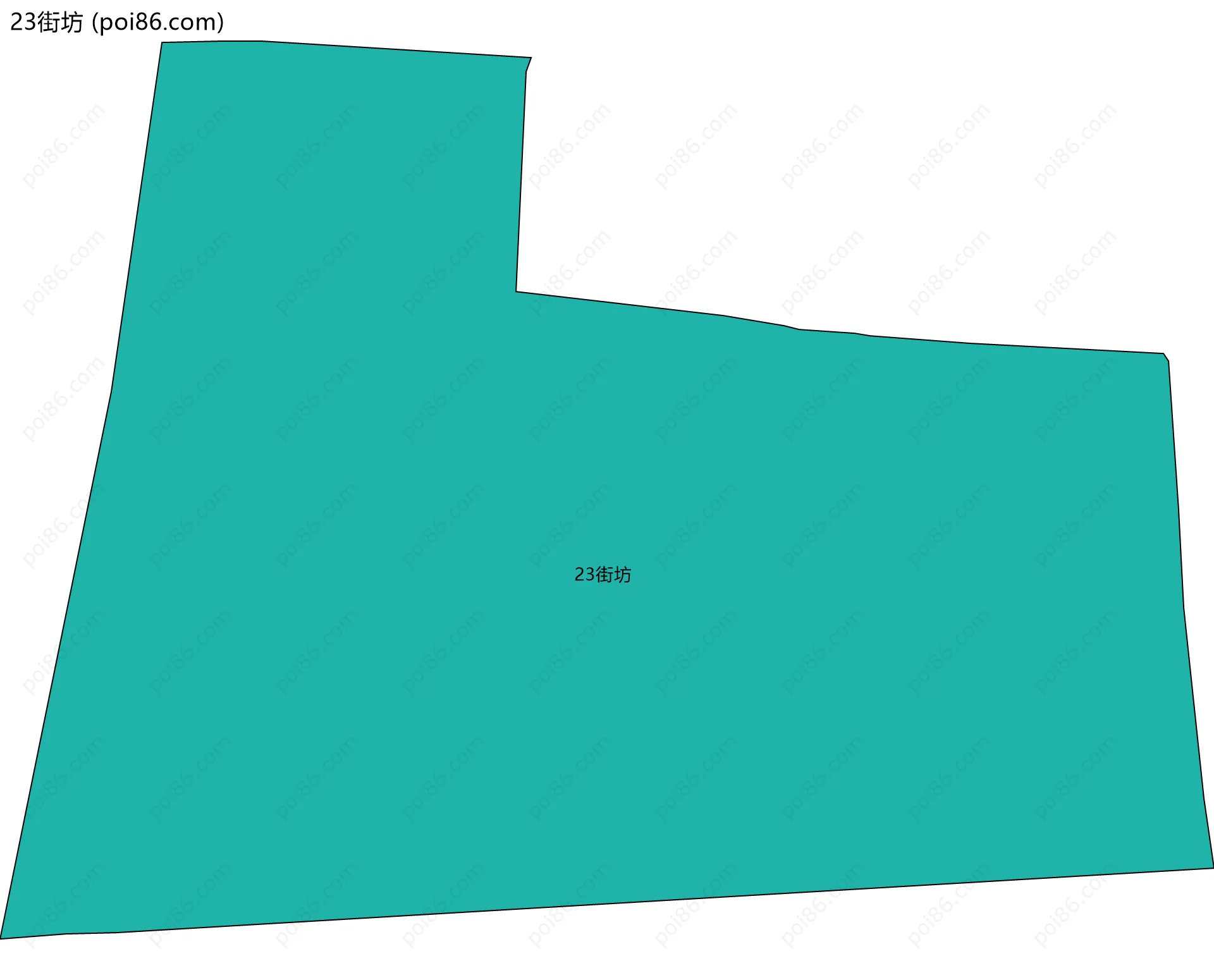 23街坊边界地图