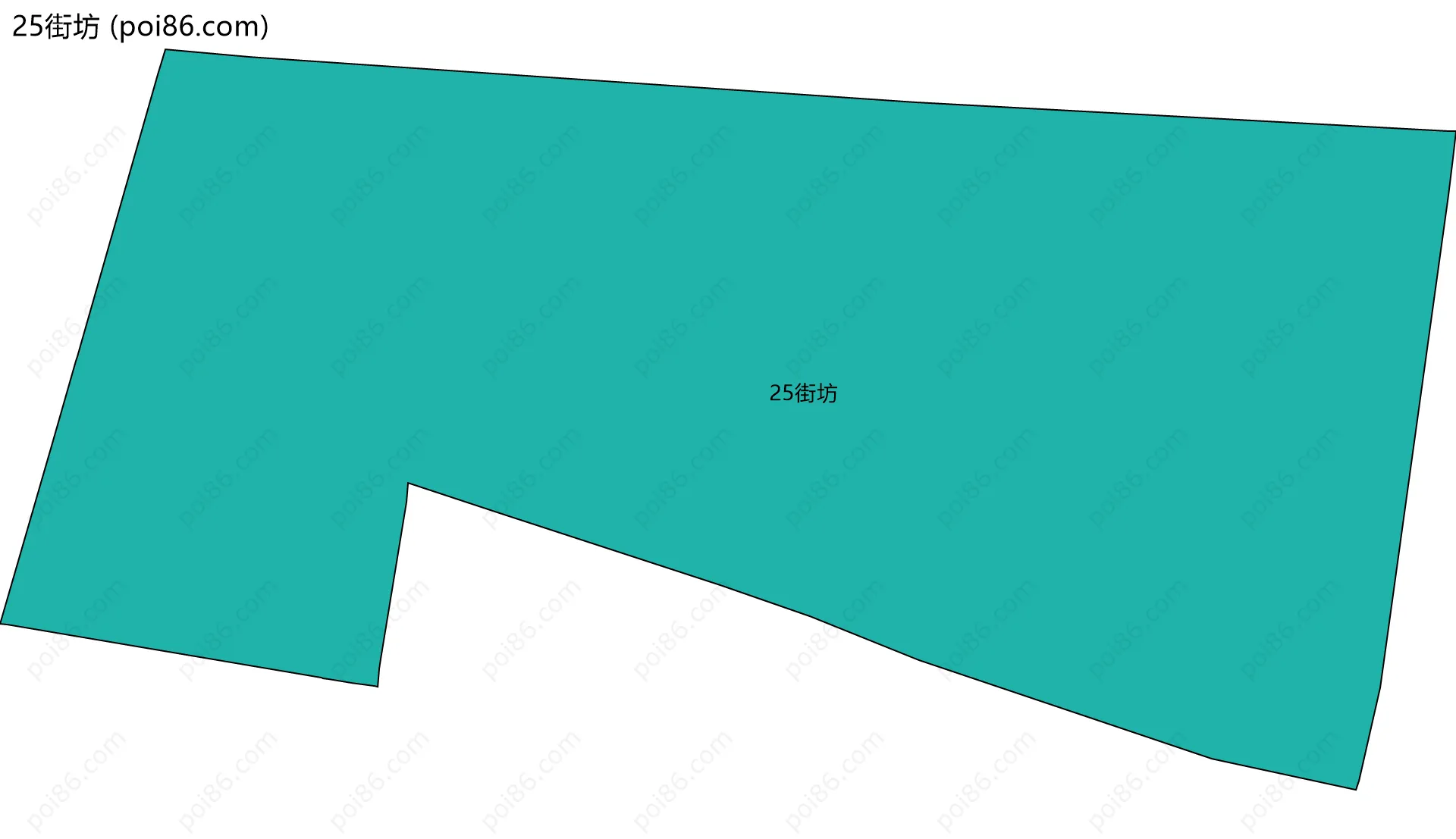 25街坊边界地图