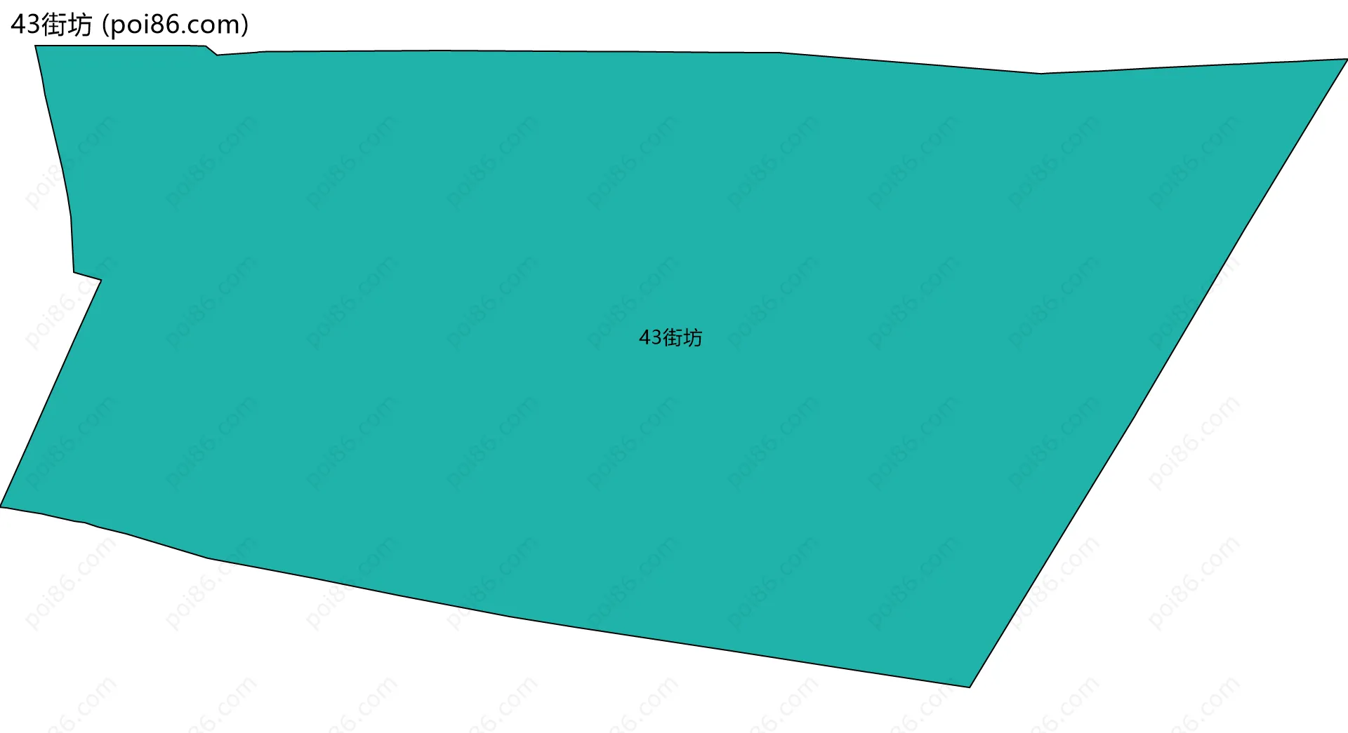 43街坊边界地图