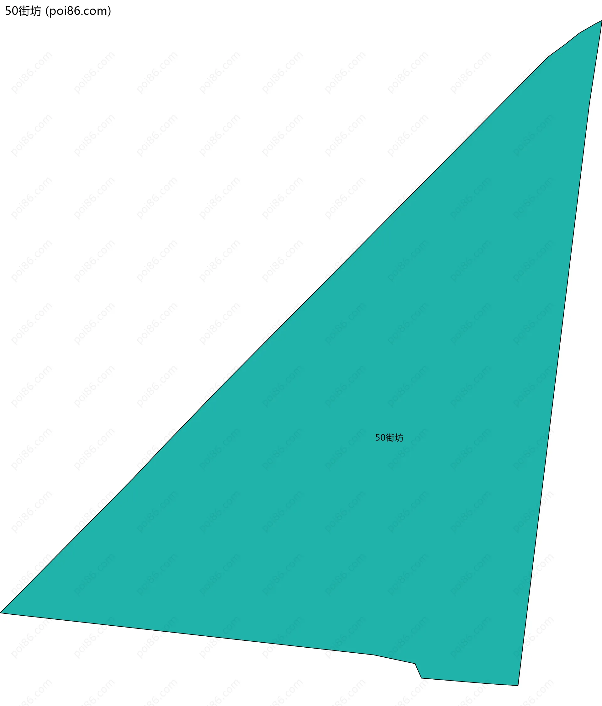 50街坊边界地图