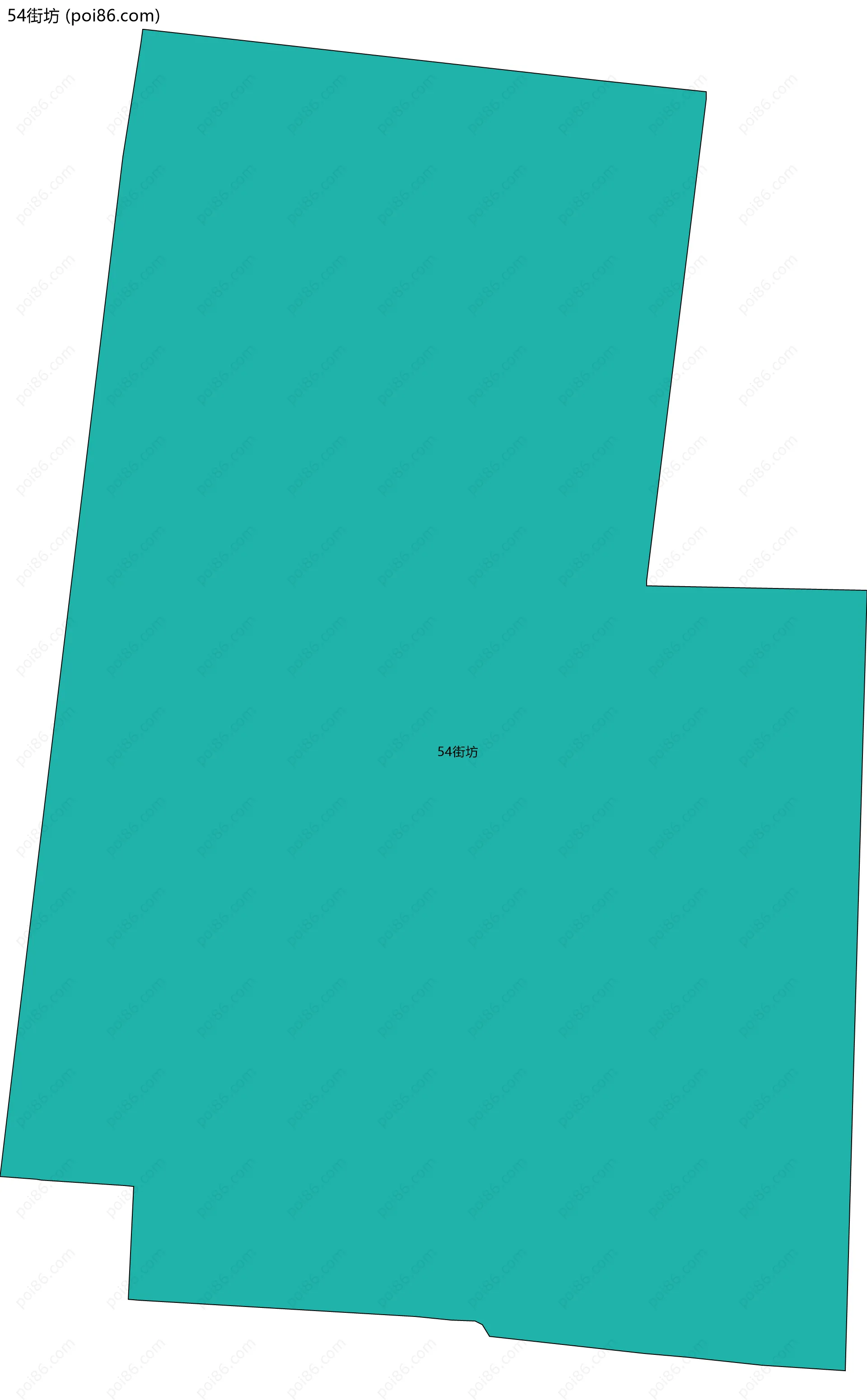 54街坊边界地图