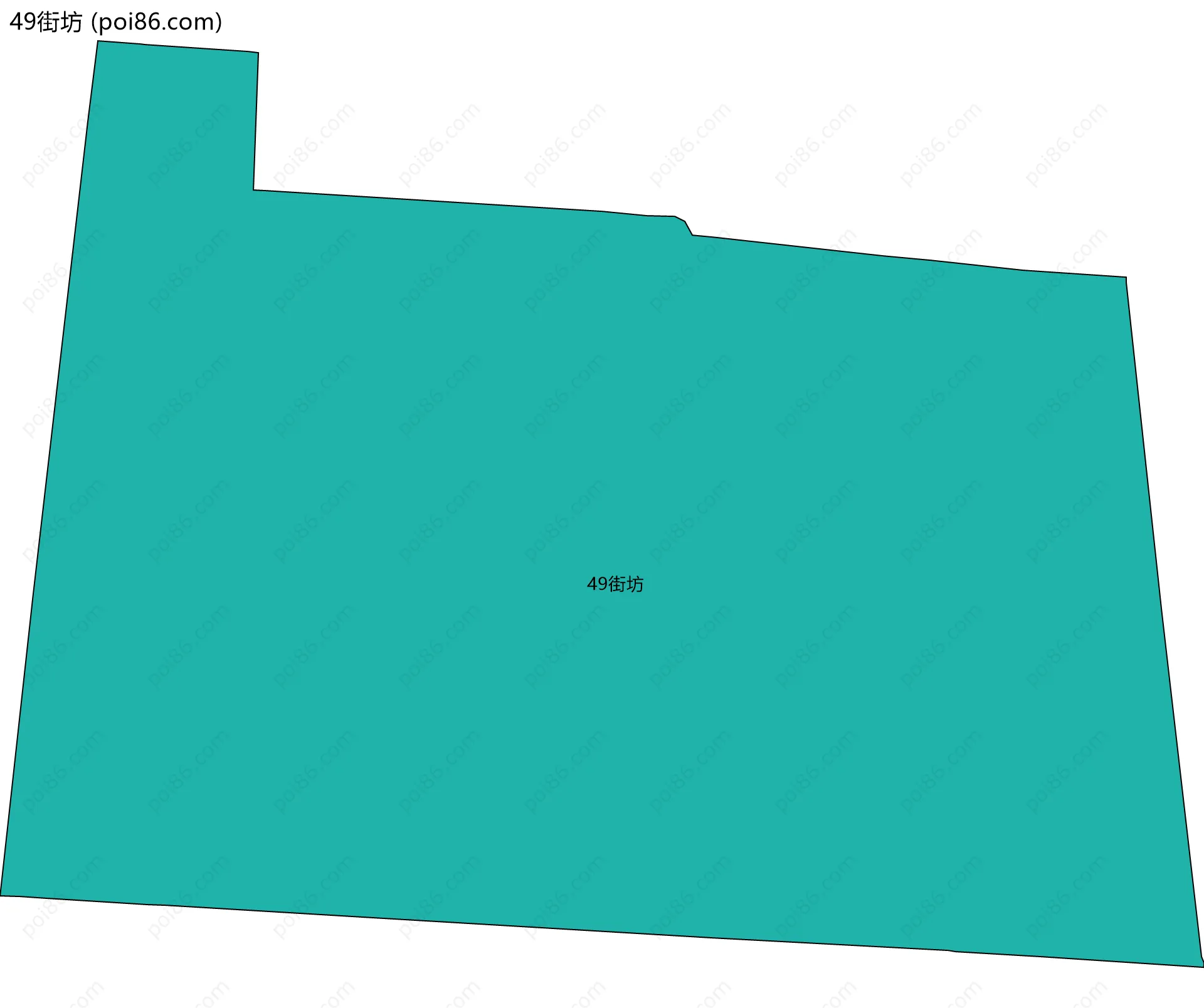 49街坊边界地图