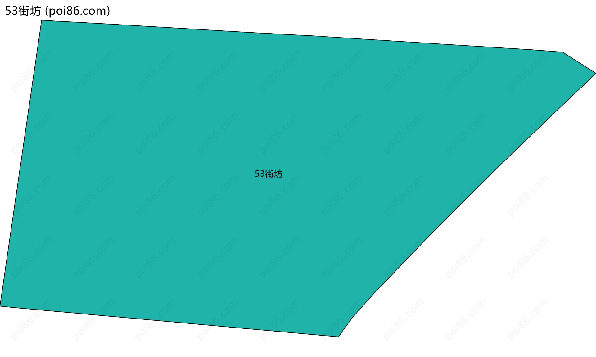 53街坊边界地图