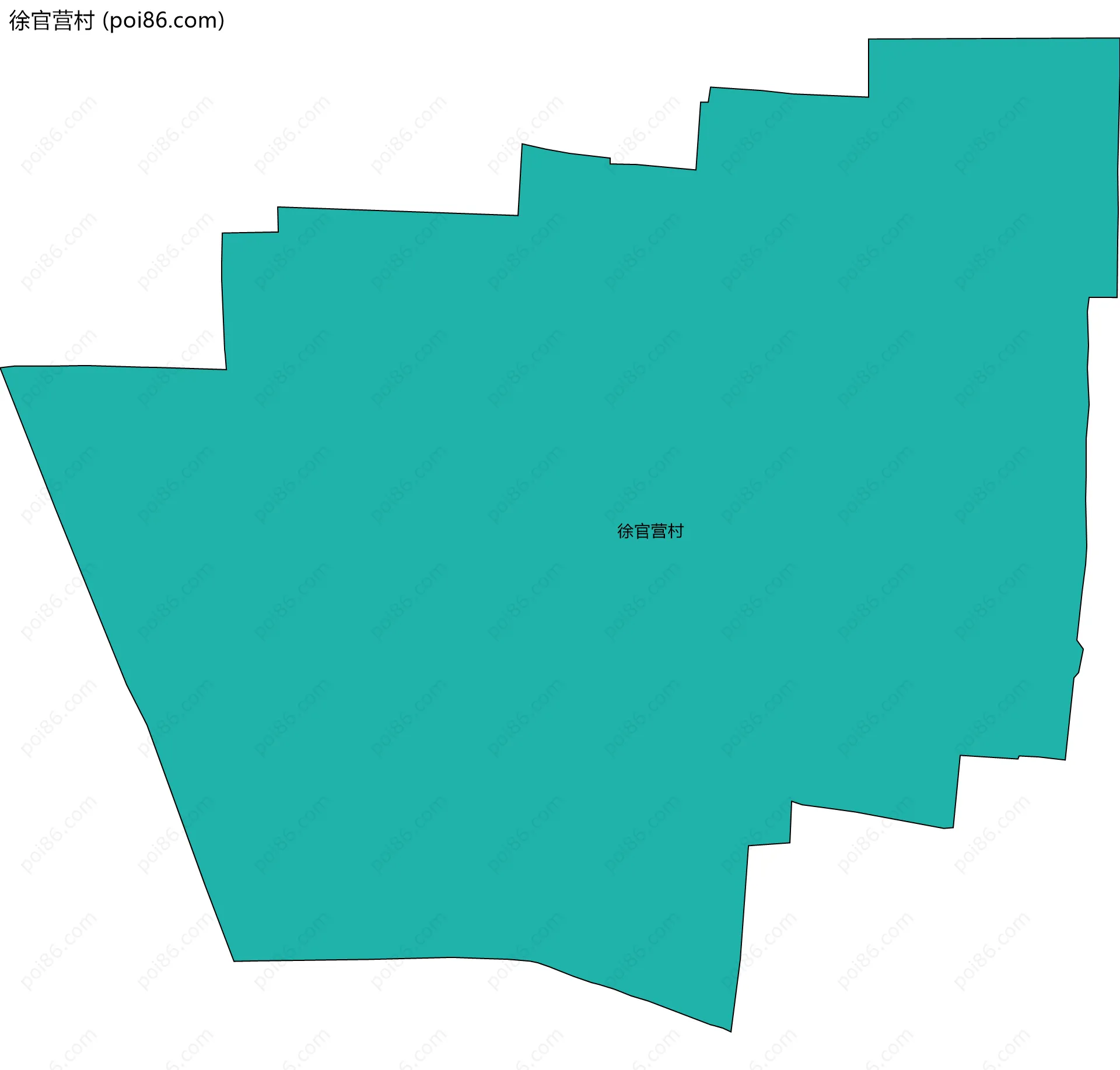 徐官营村边界地图