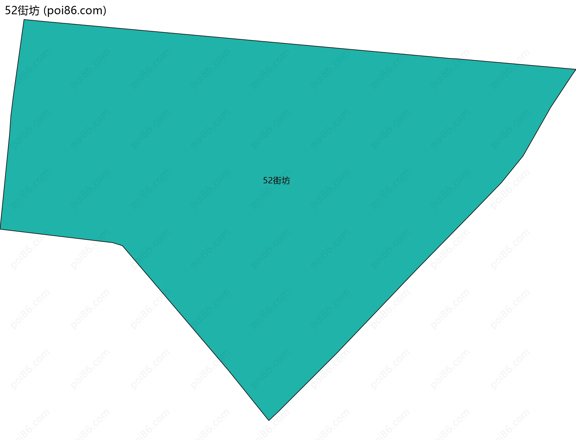 52街坊边界地图