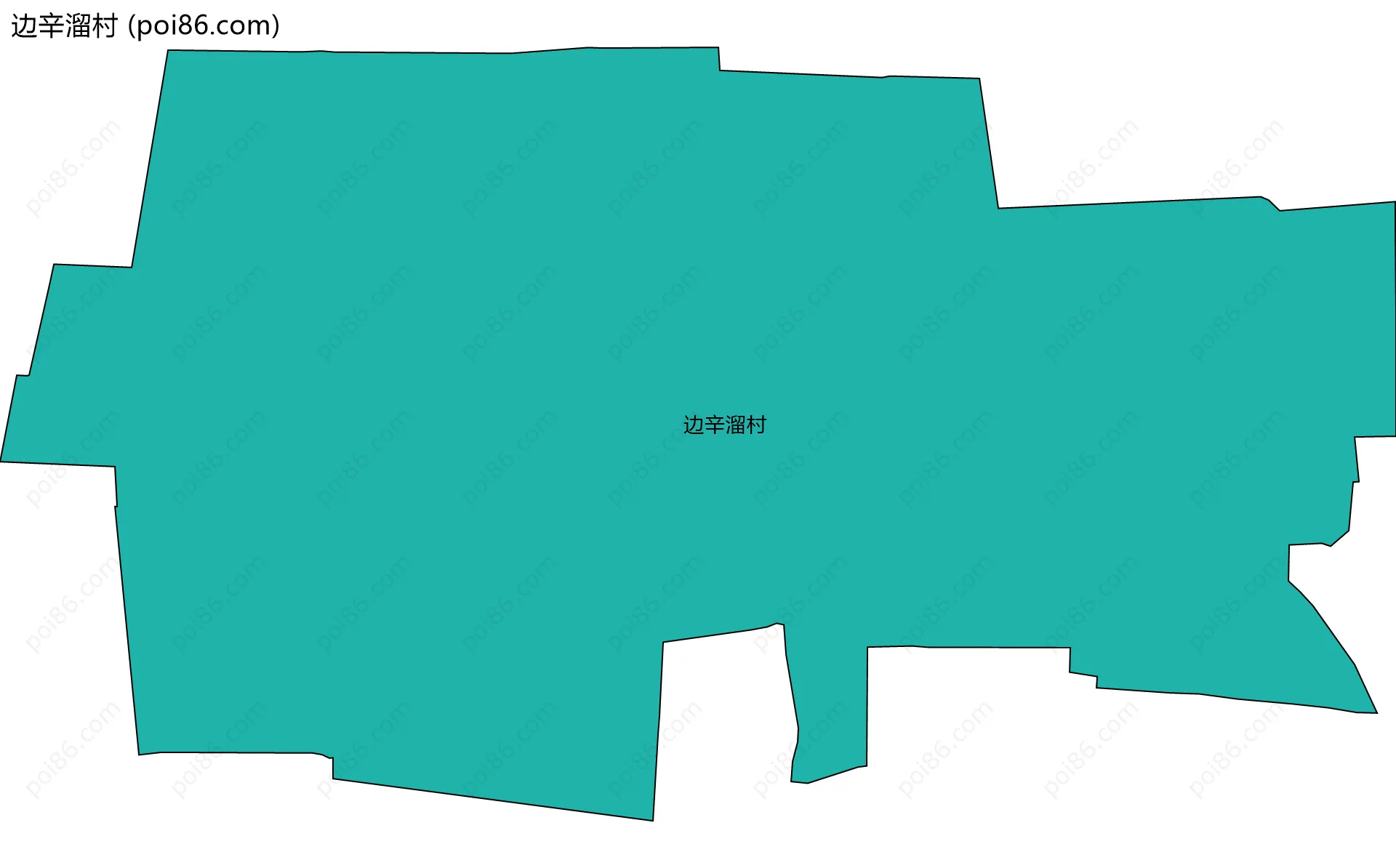 边辛溜村边界地图