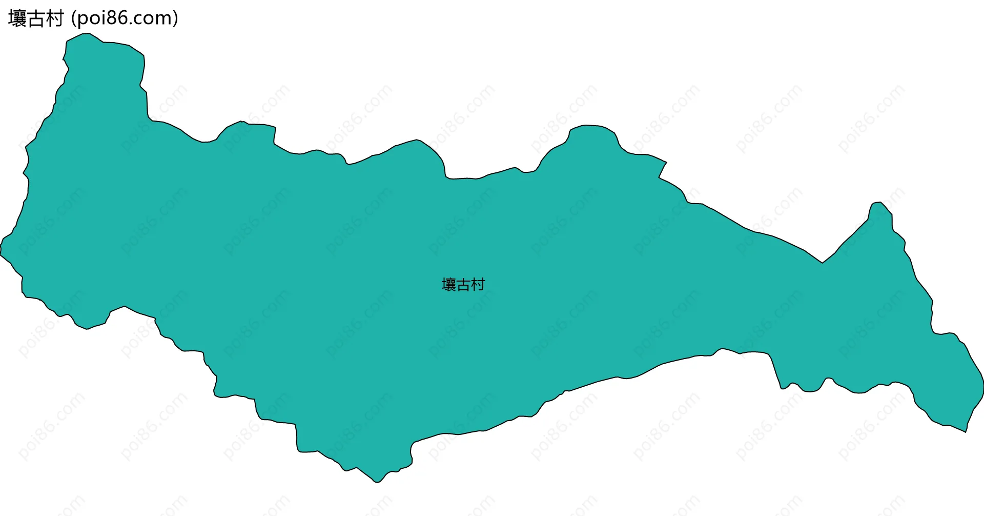 壤古村边界地图