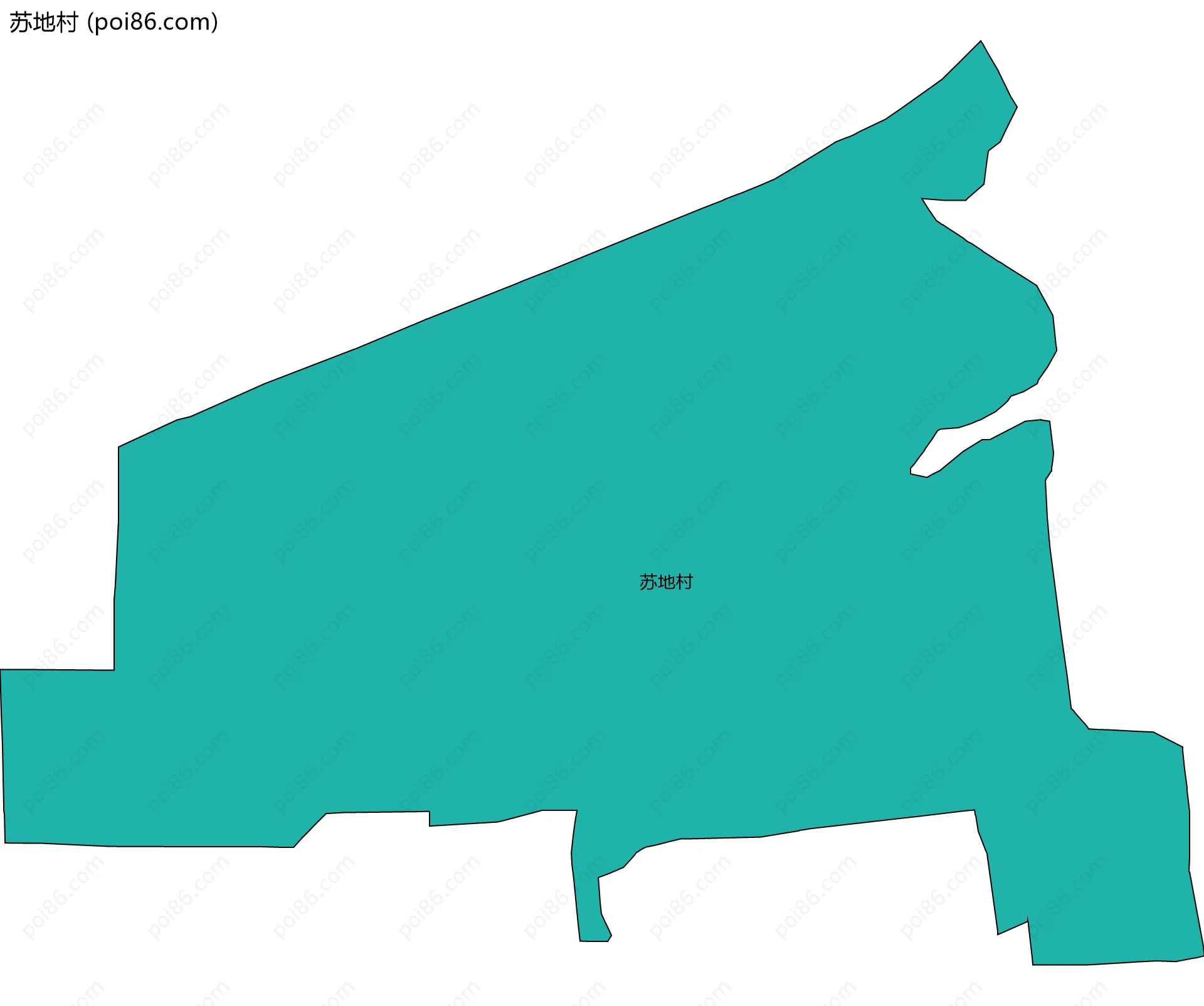 苏地村边界地图