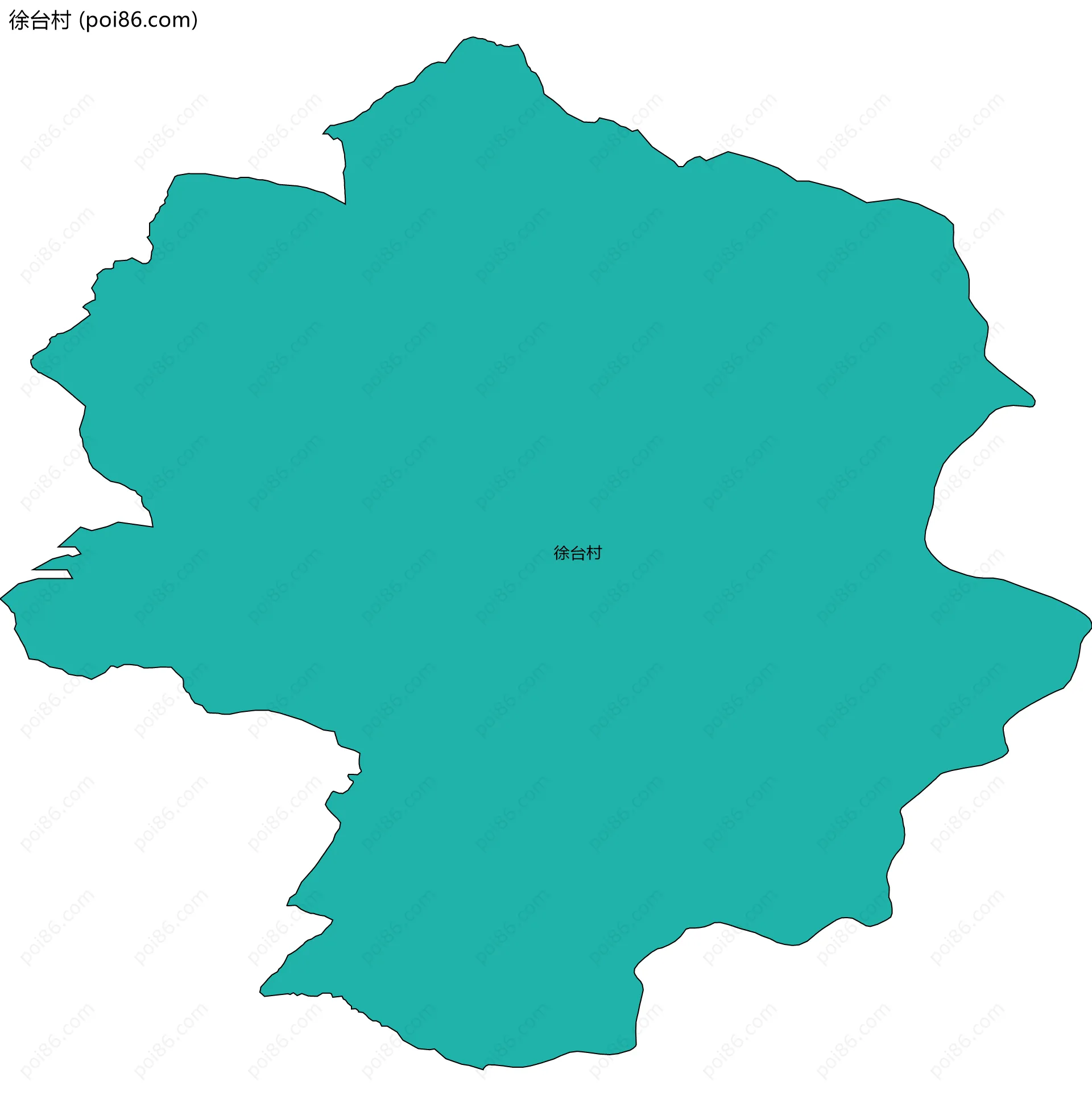徐台村边界地图