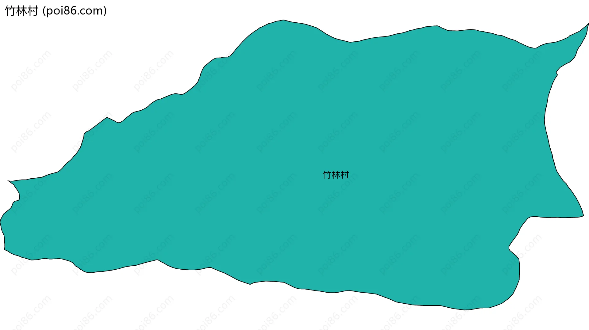 竹林村边界地图