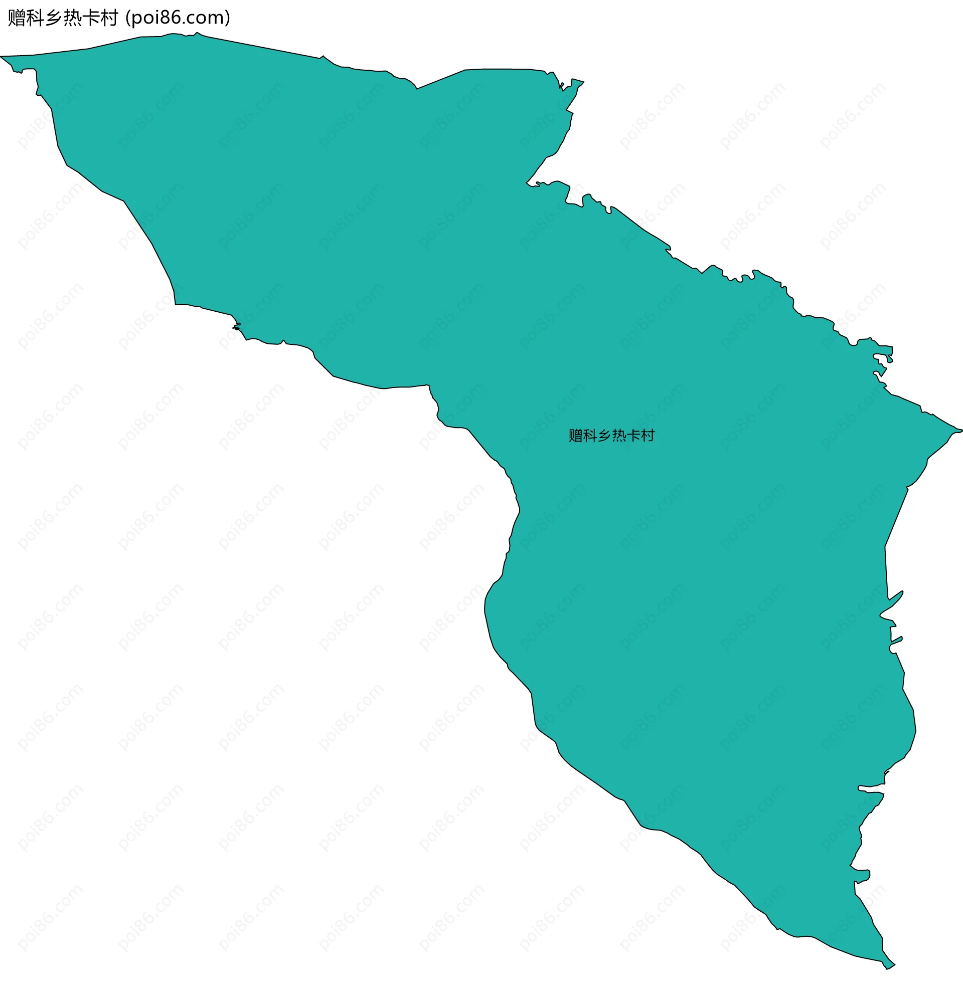 赠科乡热卡村边界地图