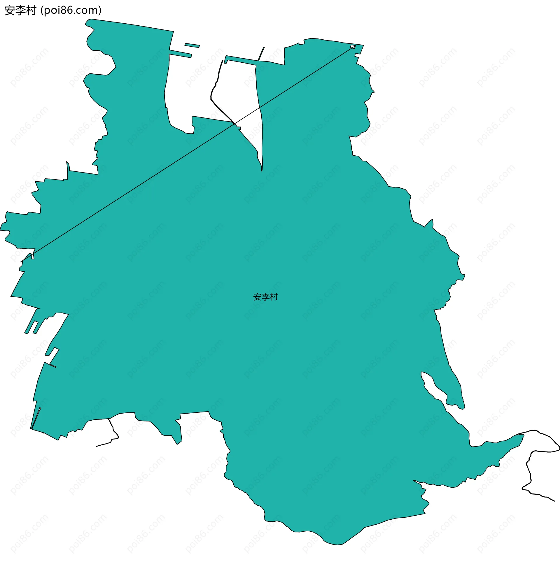 安李村边界地图