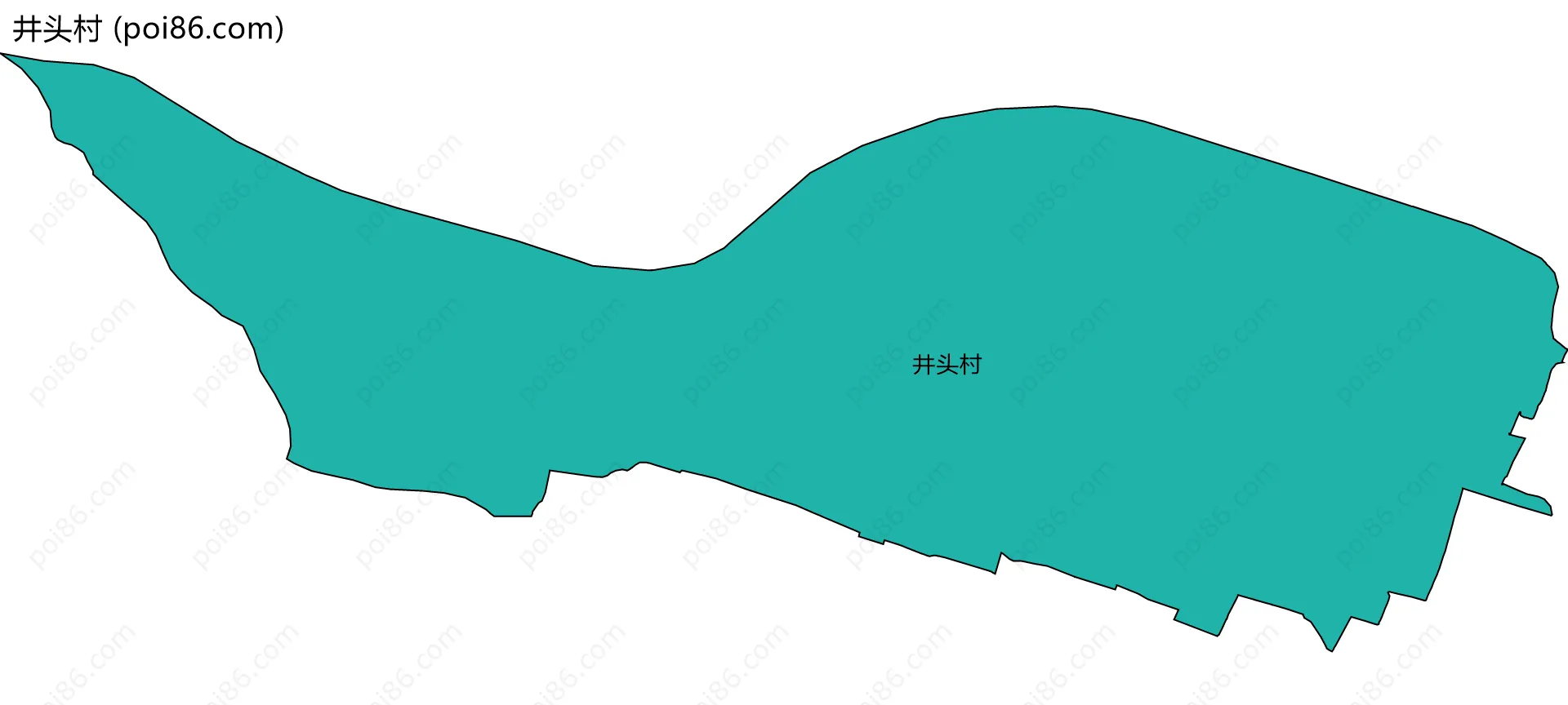 井头村边界地图