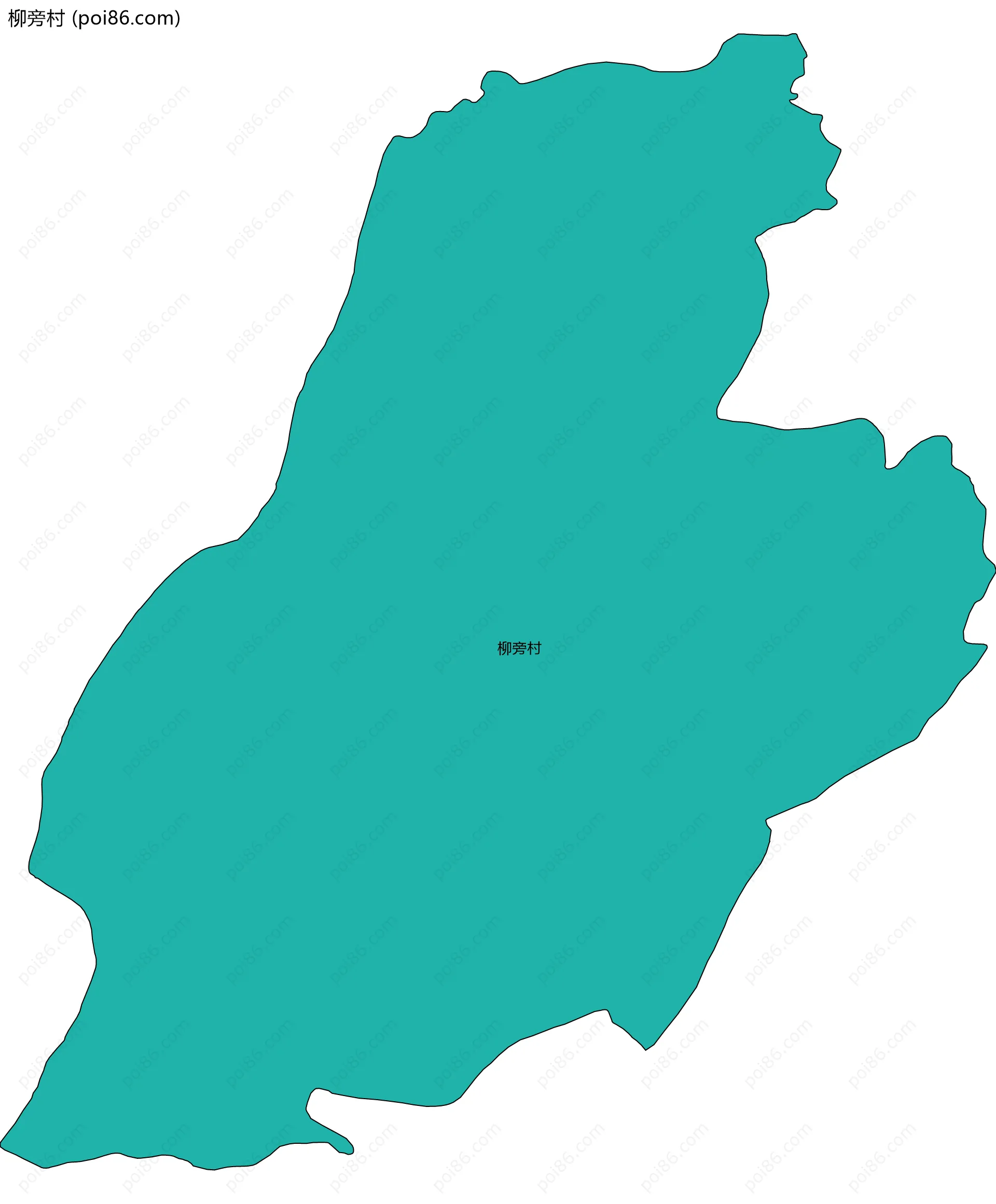 柳旁村边界地图