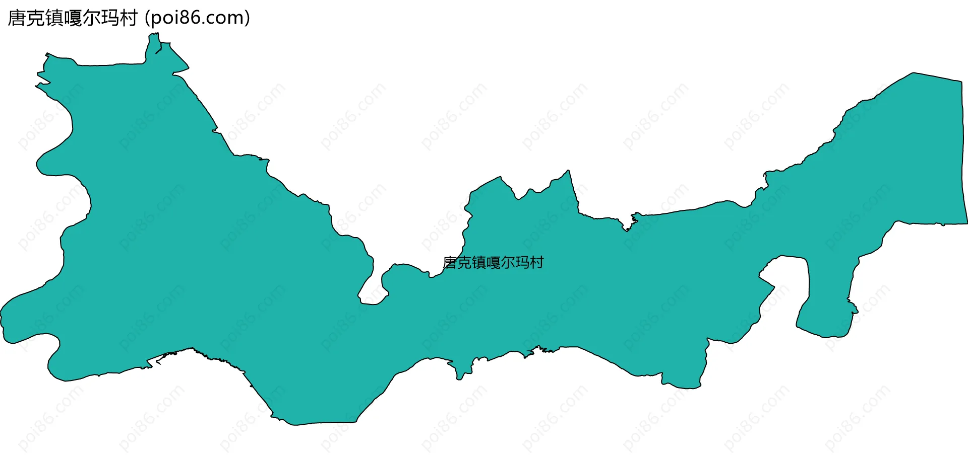 唐克镇嘎尔玛村边界地图