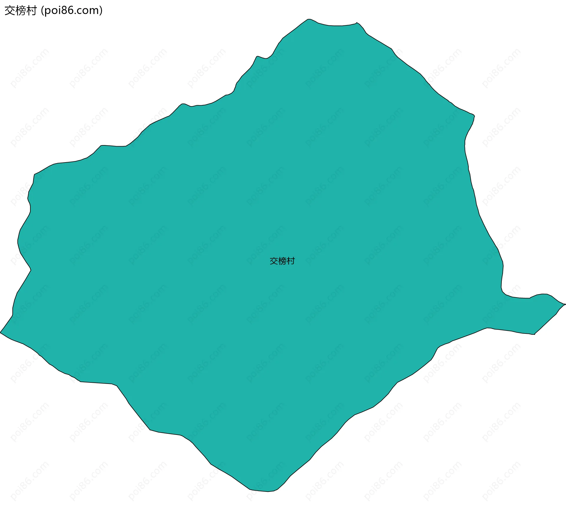交榜村边界地图