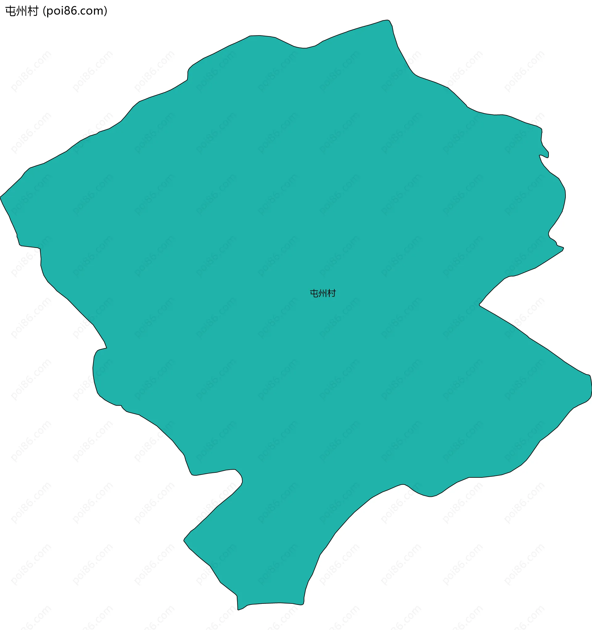 屯州村边界地图