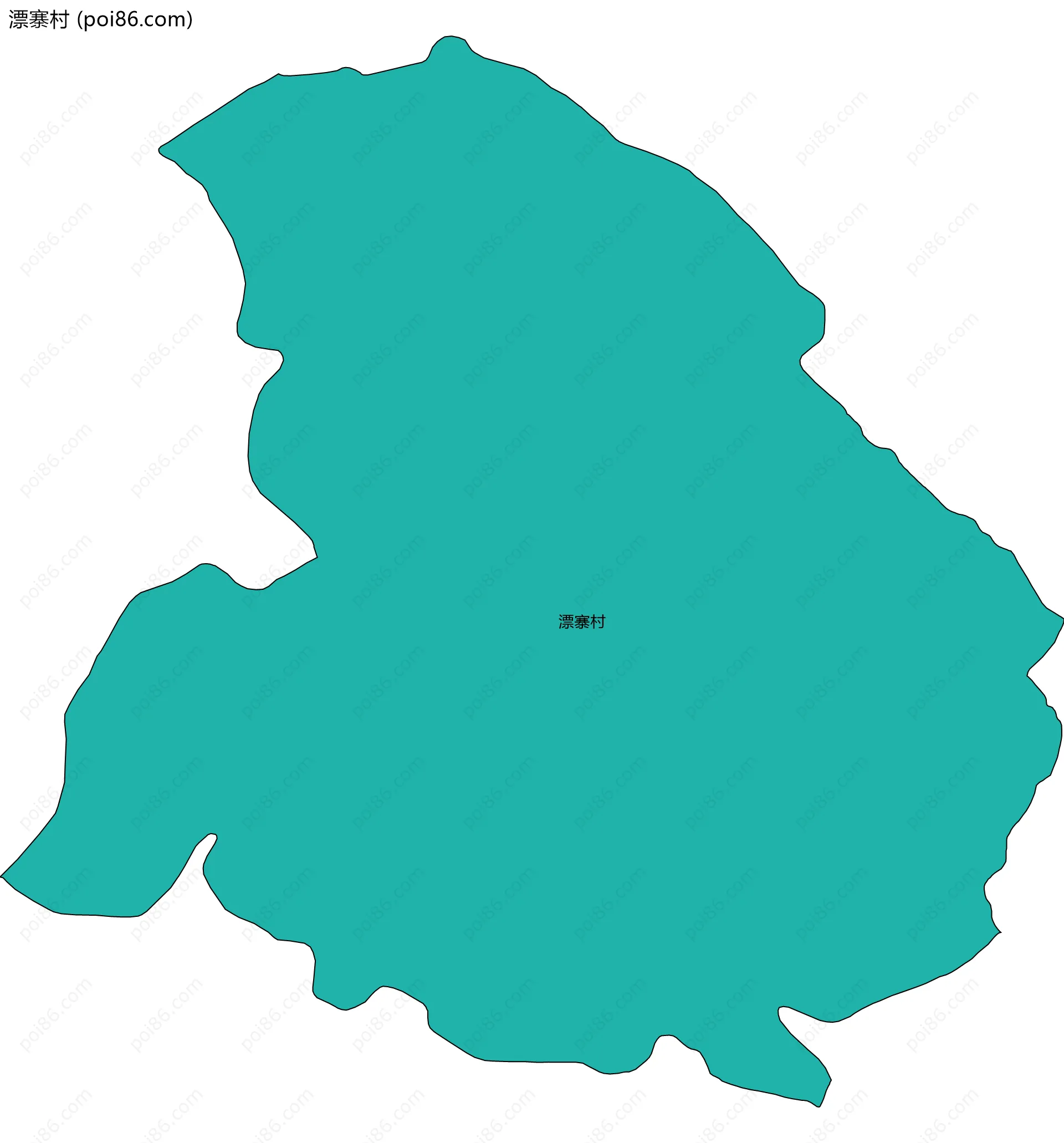 漂寨村边界地图