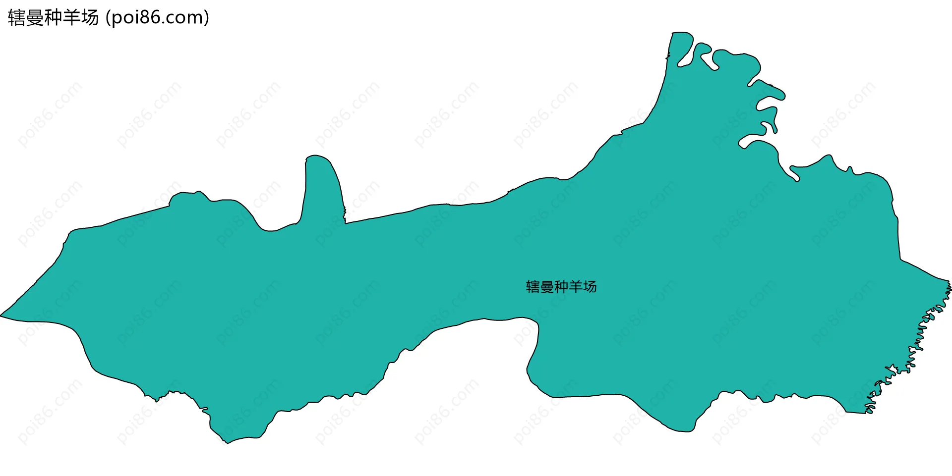 辖曼种羊场边界地图
