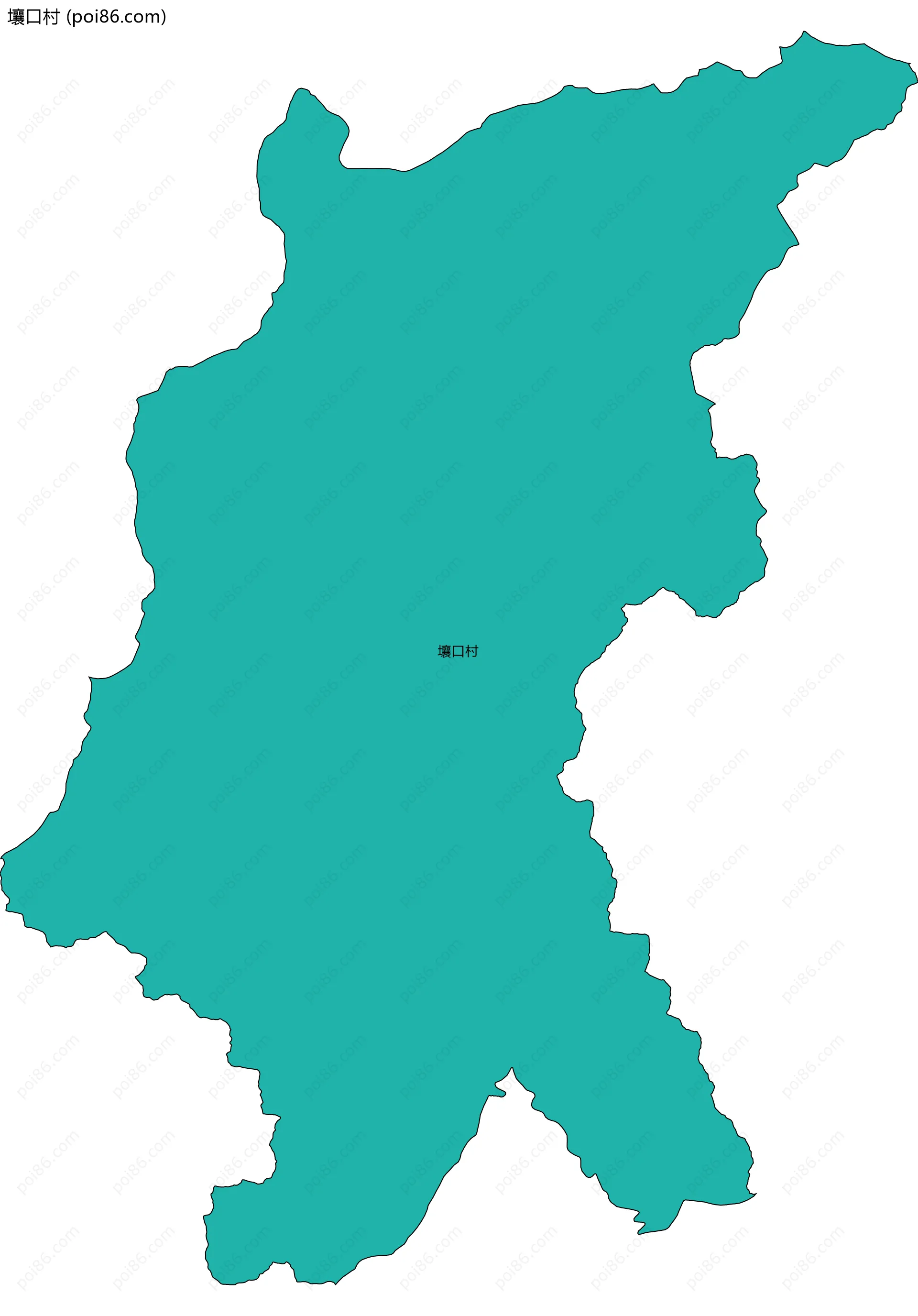 壤口村边界地图