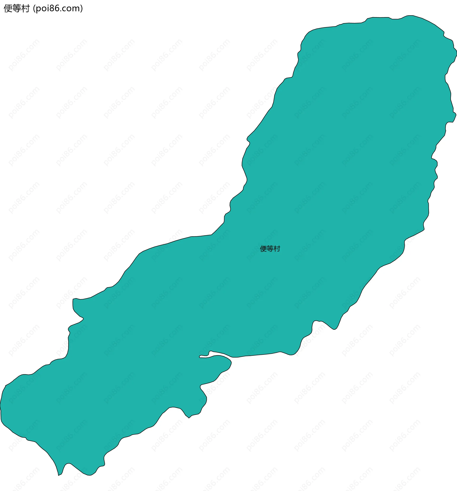 便等村边界地图